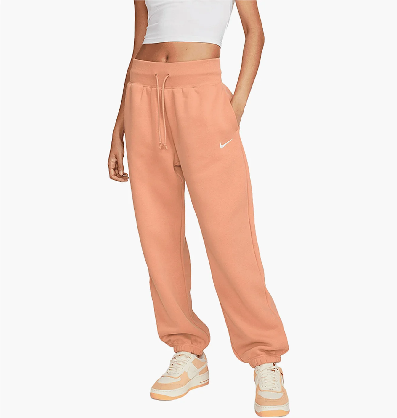 Штани жіночі Nike Sportswear Phoenix Fleece Oversized Pants Orange DQ5887-225
