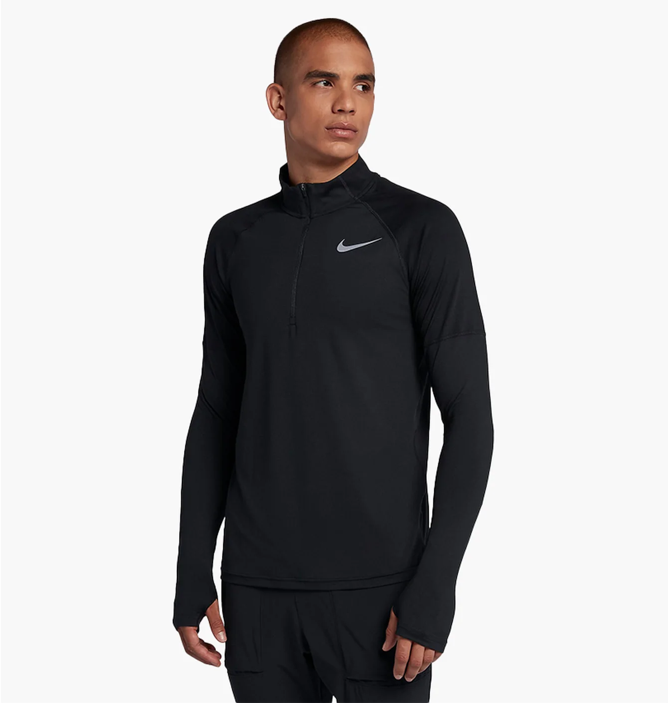Кофта чоловіча Nike Element Dri Fit Half Zip Running Black CD8273-010