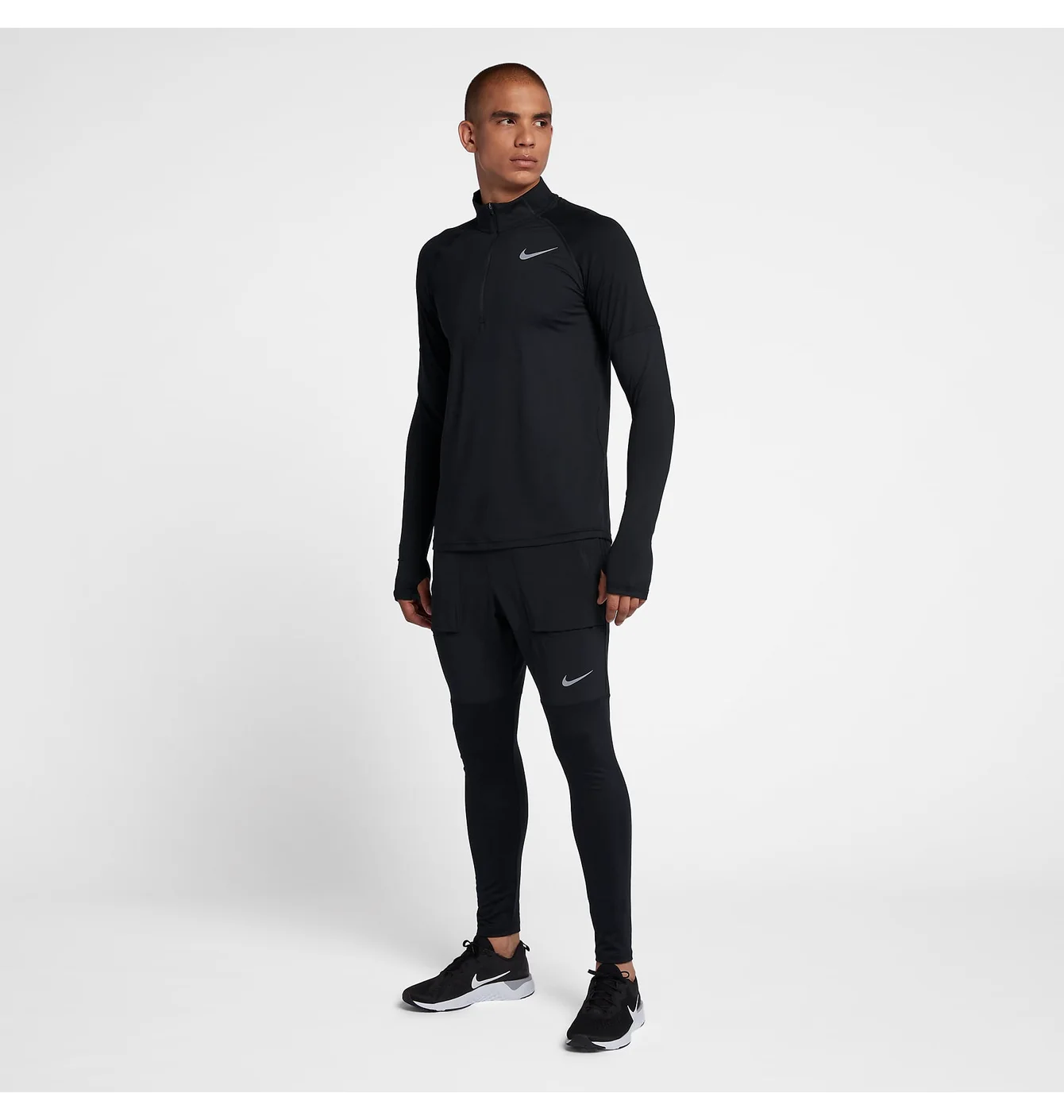 Кофта чоловіча Nike Element Dri Fit Half Zip Running Black CD8273-010