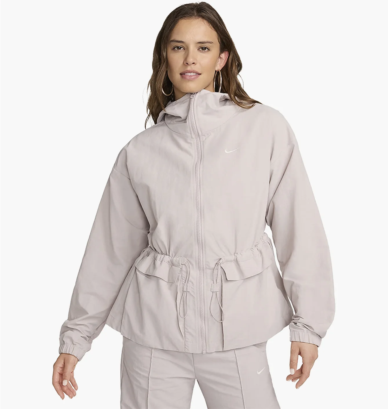 Куртка жіноча Nike Sportswear Everything Wovens Grey FN3669-019