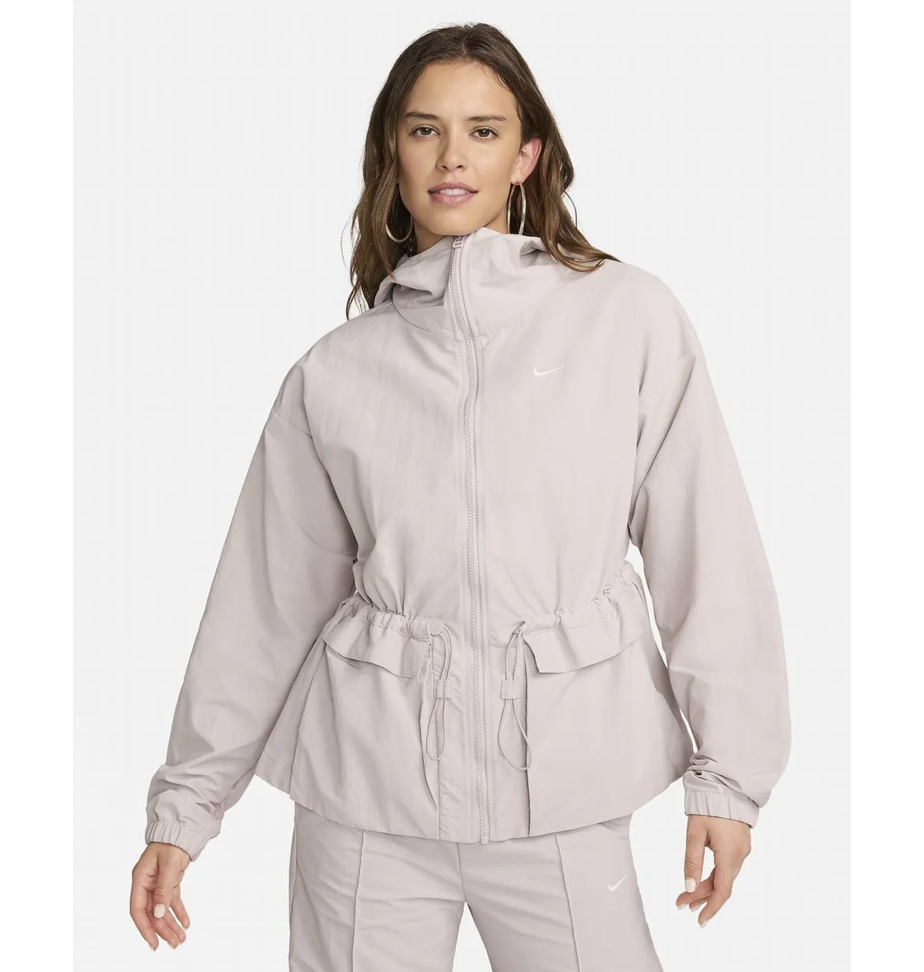 Куртка жіноча Nike Sportswear Everything Wovens Grey FN3669-019