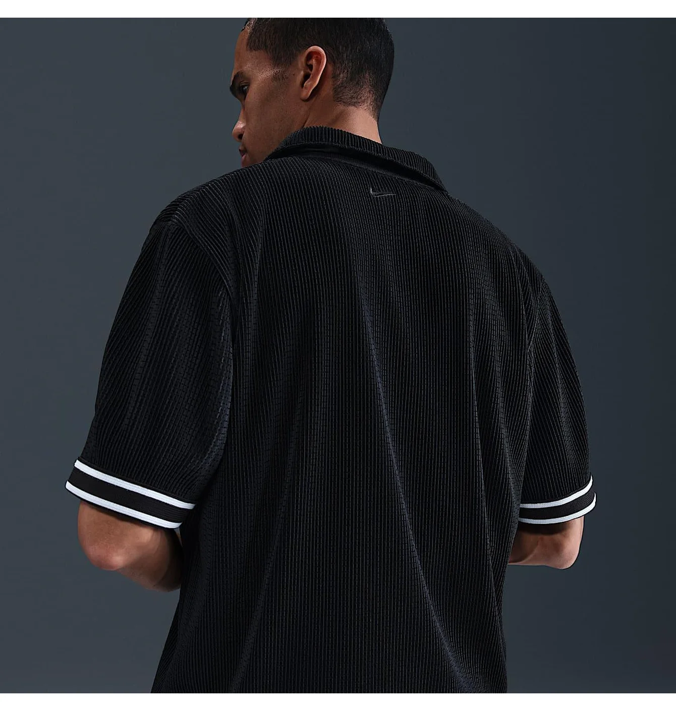 Поло чоловіче Nike Kobe MenS Pleated Short-Sleeve Basketball Top Black IB0020-010