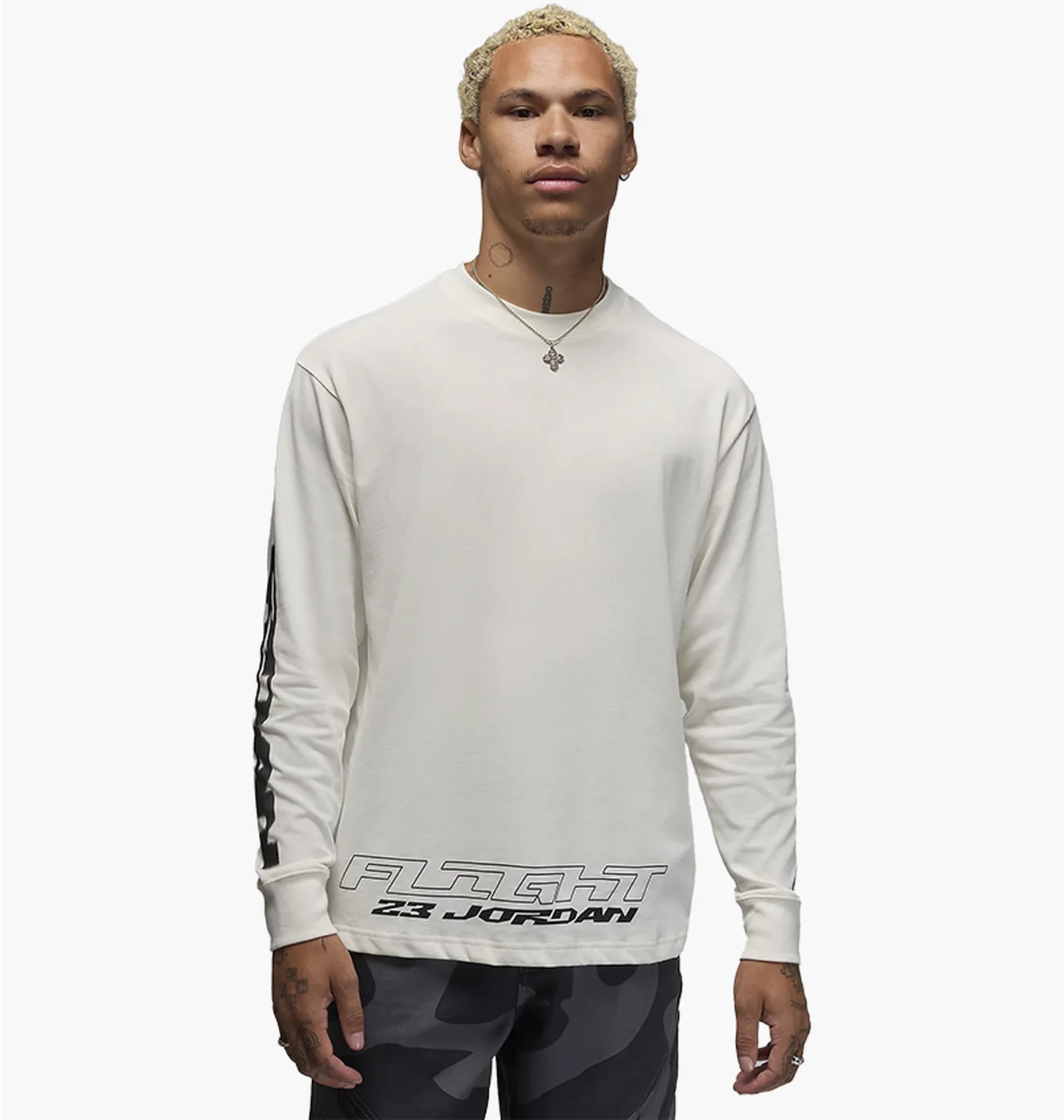 Лонгслів чоловічий Air Jordan T-Shirt Mvp Beige FZ1971-133