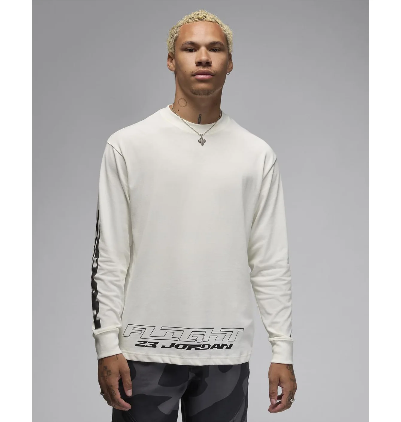 Лонгслів чоловічий Air Jordan T-Shirt Mvp Beige FZ1971-133