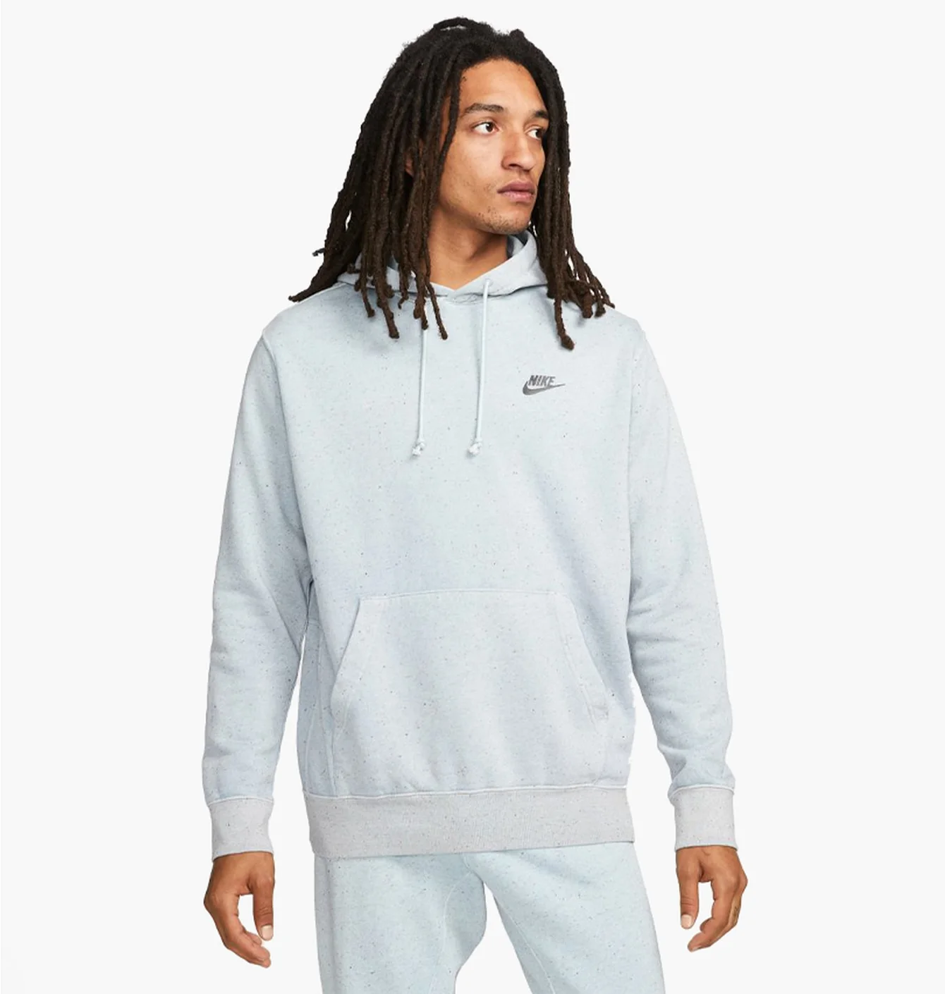 Худі чоловіче Nike Club+ Po Hoodie Revival Light Blue Dq4663-412