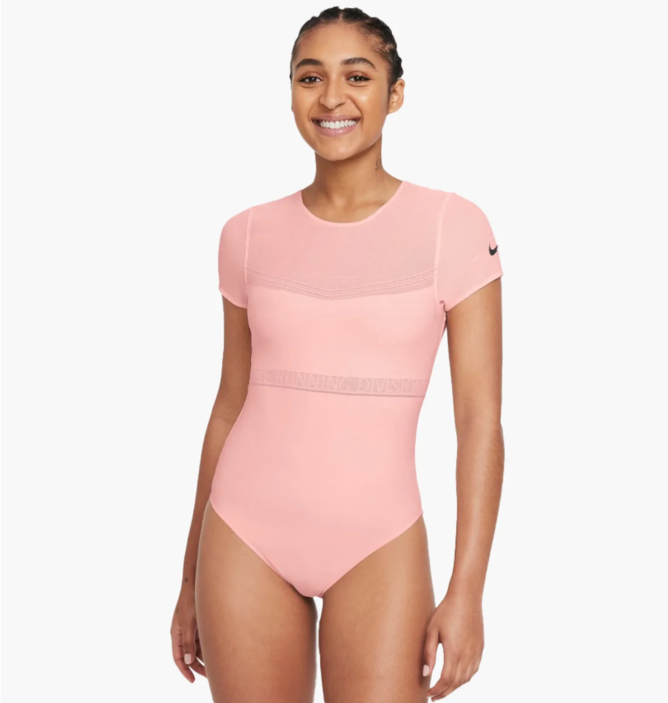 Боді жіноче Nike Dri-Fit Adv Run Division Bodysuit Pink DD5199-838