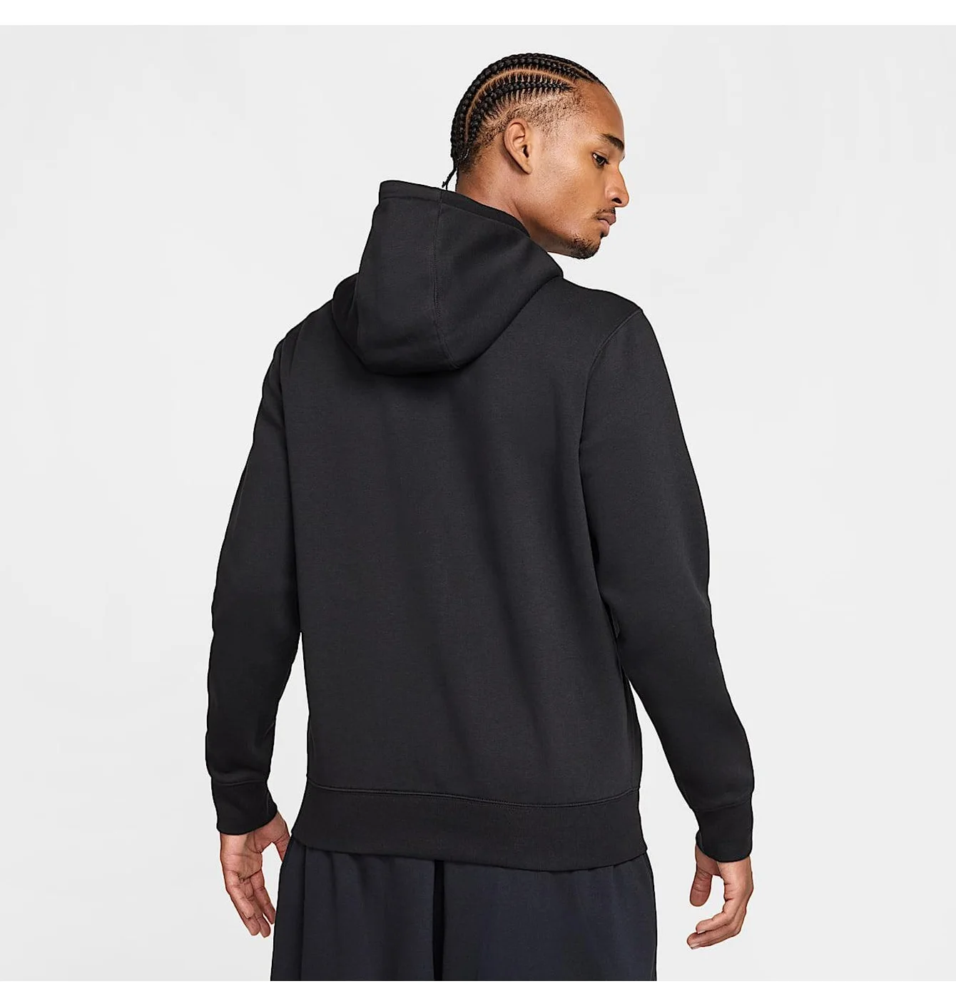 Толстовка чоловіча Nike Club Bb Fz Black FN3861-010