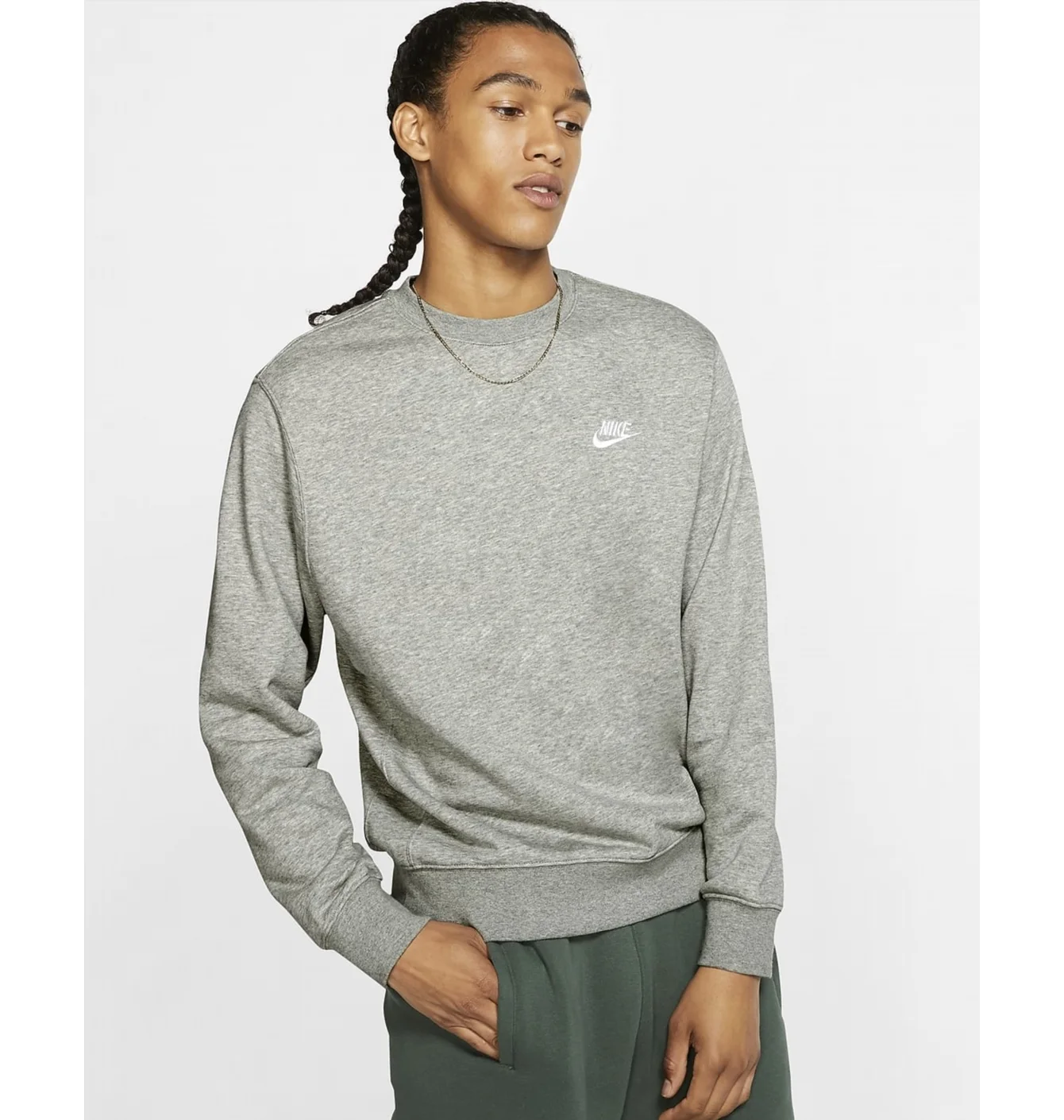 Світшот чоловічий Nike Sportswear Club Grey BV2666-063