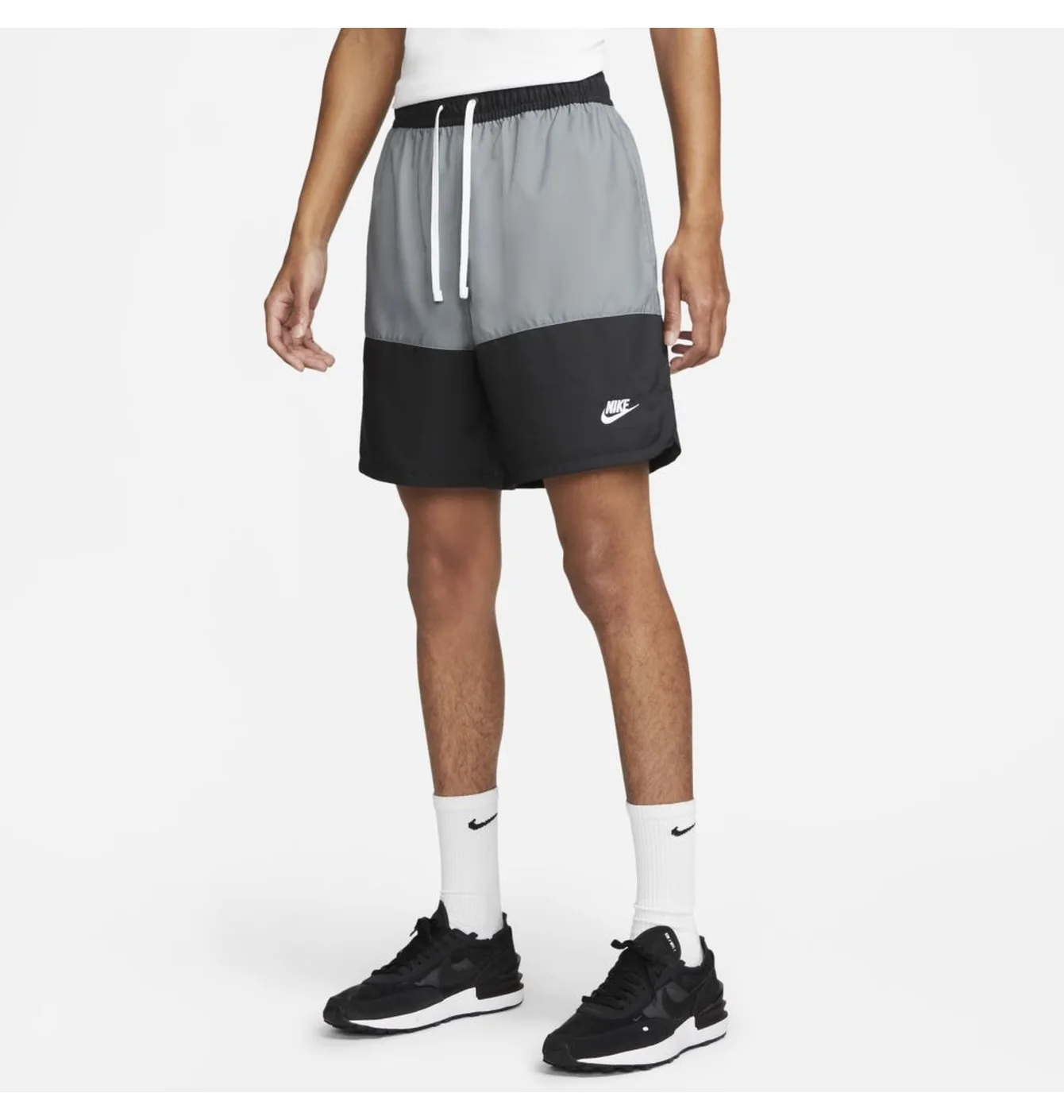 Шорти чоловічі Nike M Nsw Spe Wvn Flow Long Short Grey/Black Dm6831-010