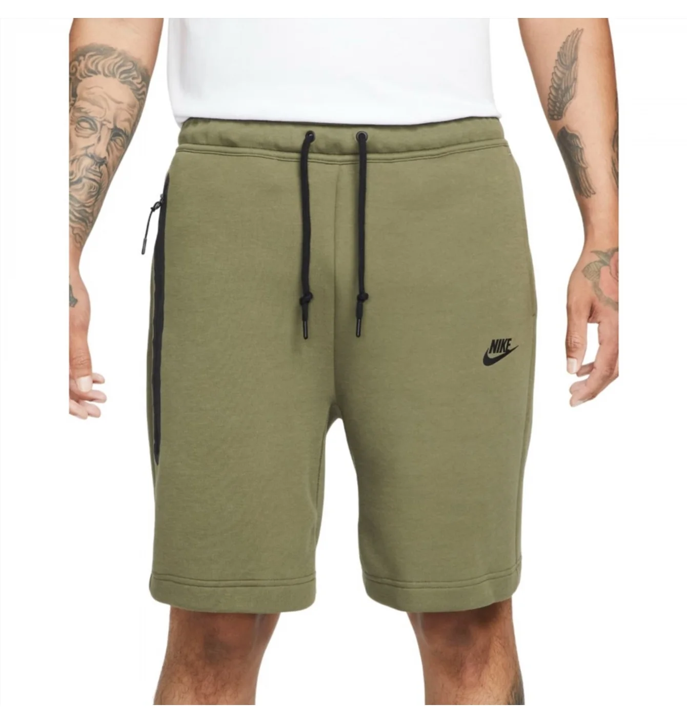 Шорти чоловічі Nike Sportswear Tech Fleece Olive FB8171-222