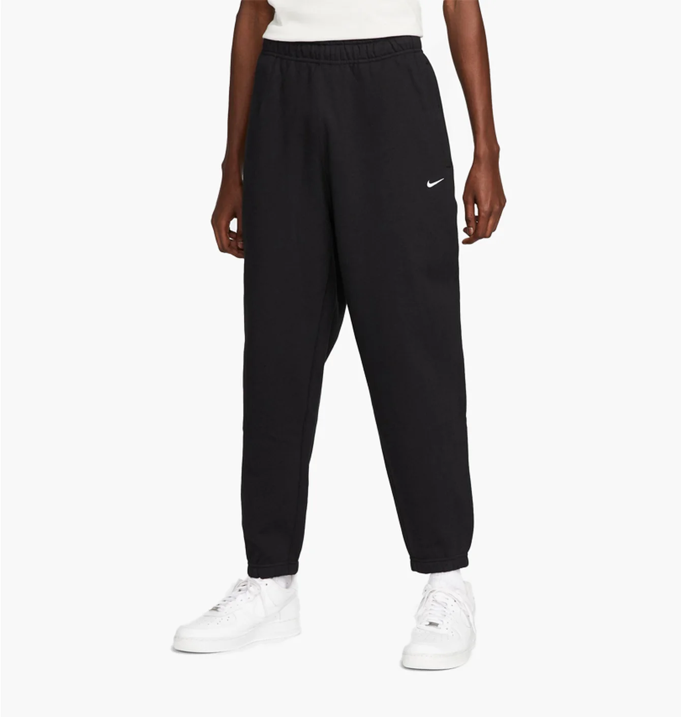 Штани чоловічі Nike Solo Swoosh Fleece Joggers Black DX1364-010