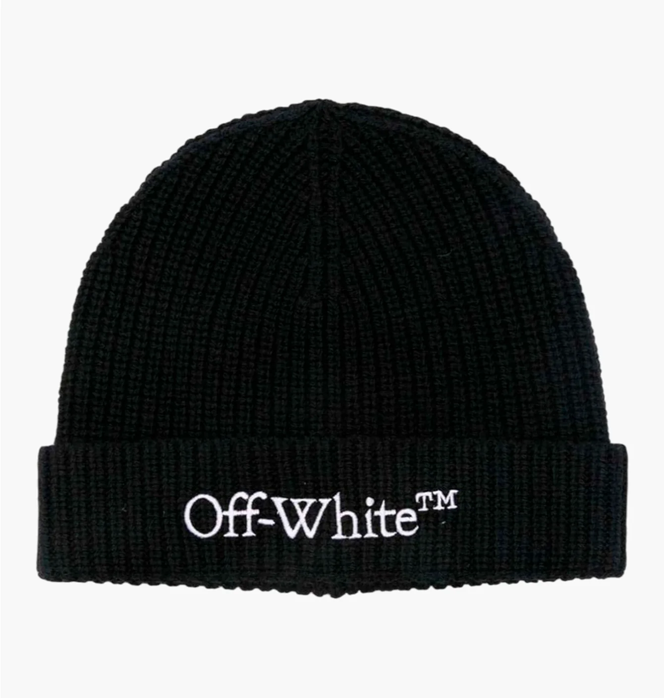 Шапка чоловіча Off-White Bookish Classic Knit Black OMLC041C99KNI0031001