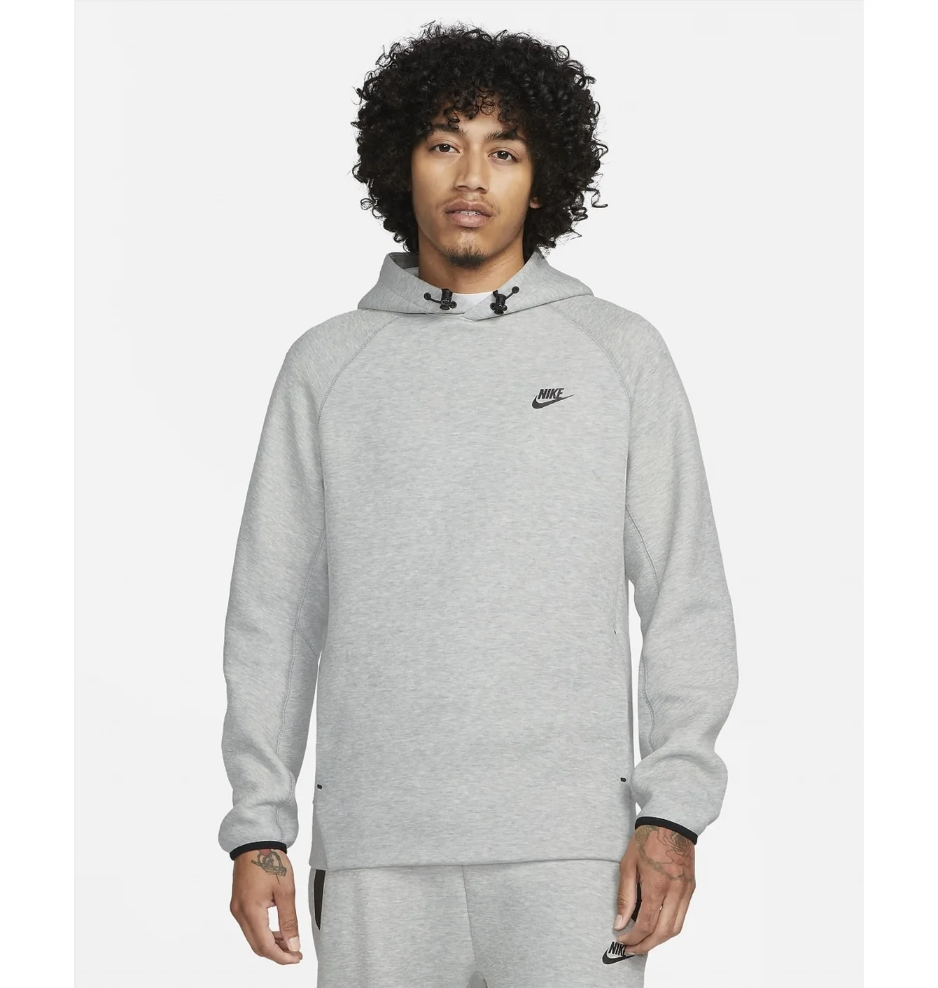Худі чоловіче Nike Sportswear Tech Fleece Pullover Hoodie Grey FB8016-063