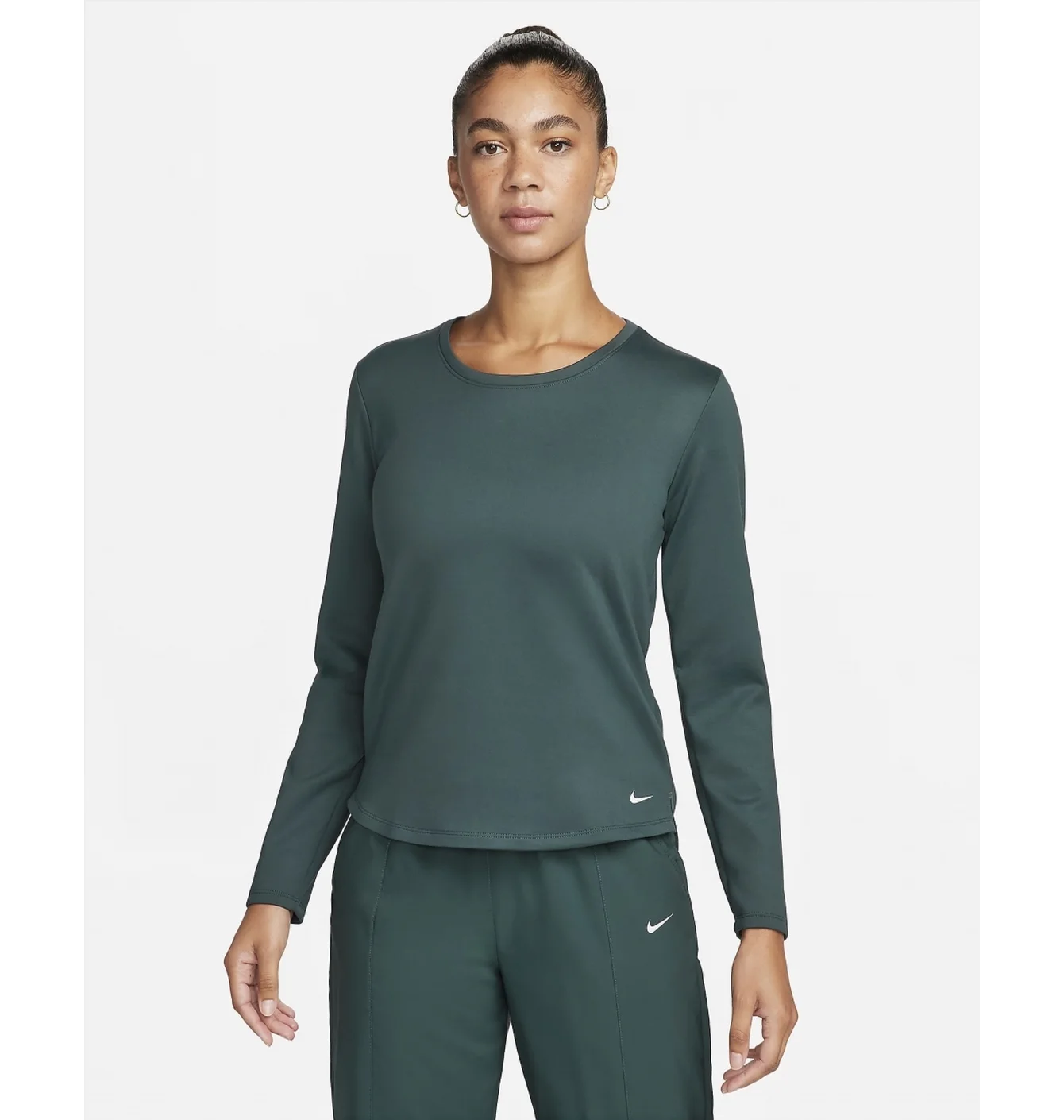 Лонгслів жіночий Nike Therma-Fit One Long-Sleeve Top Green DD4927-328