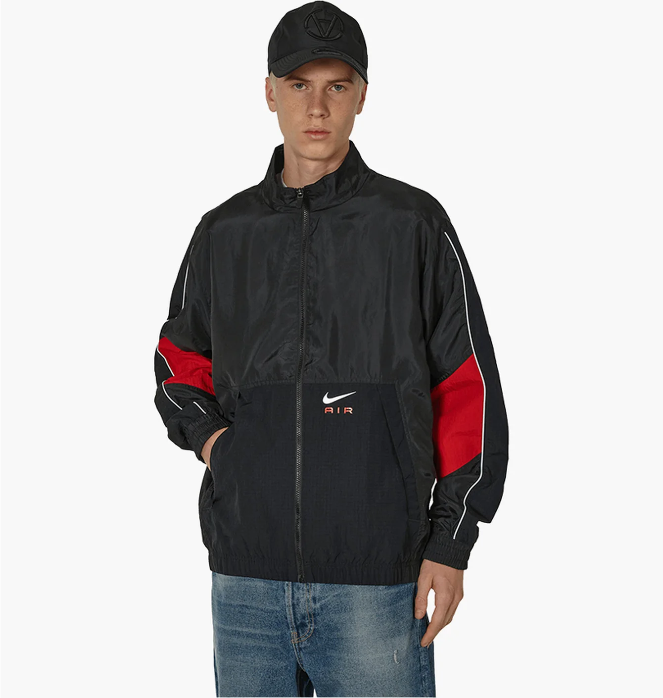 Олімпійка чоловіча Nike Air Woven Tracktop Black FN7687-011