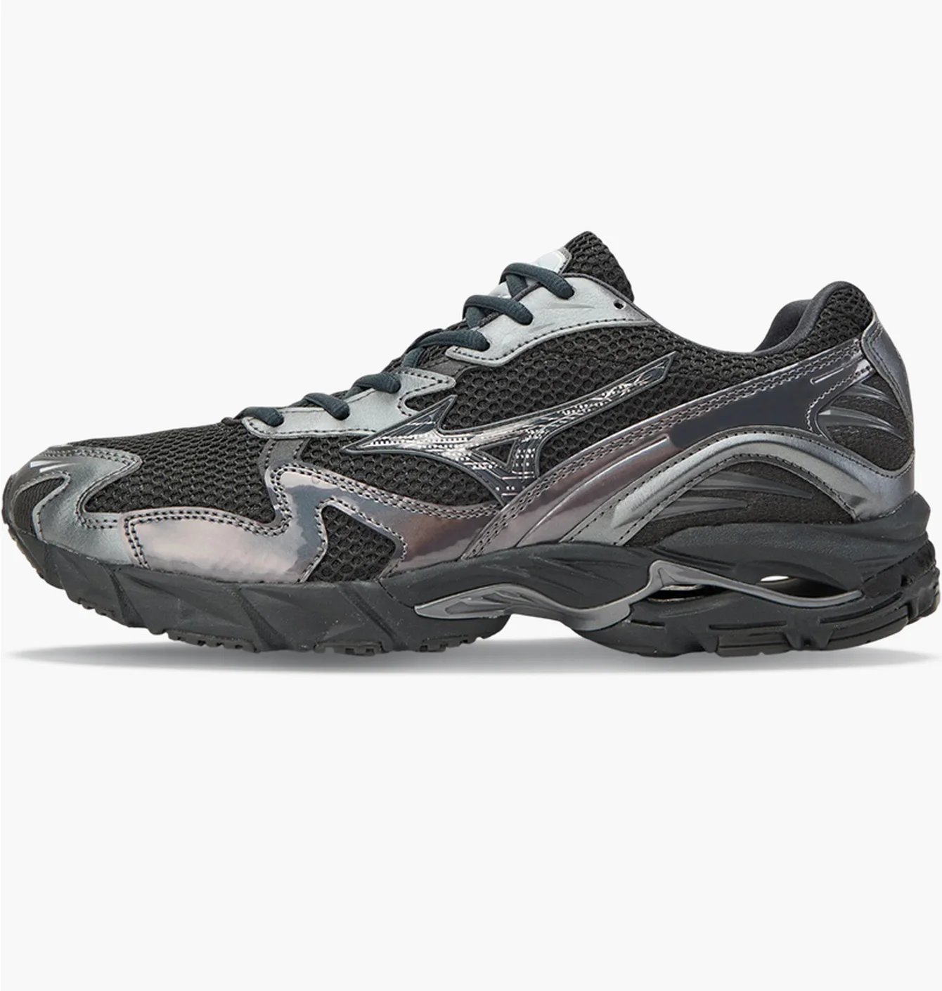 Кросівки чоловічі Mizuno Wave Rider 10 Black/Metallic D1GA243108