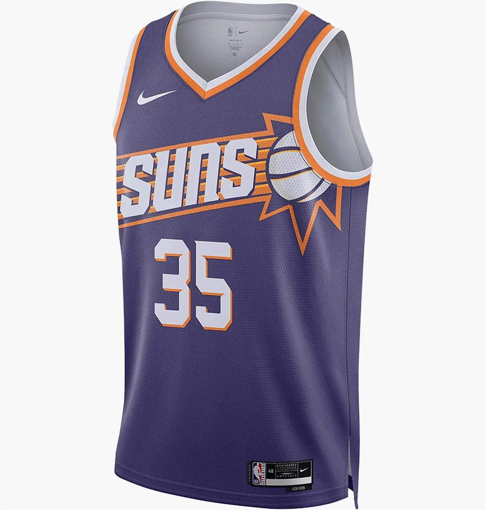 Майка чоловіча Nike Dri-Fit Nba Swingman Phoenix Suns Icon Edition 2023/24 Violet (DV4855-570)