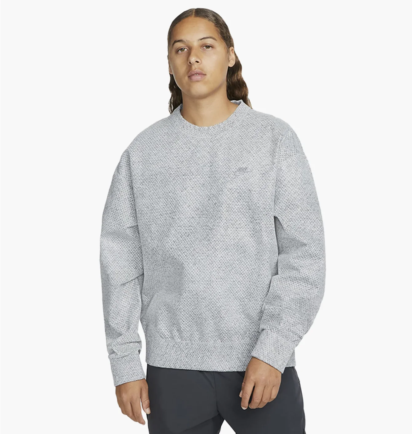 Кофта чоловіча Nike Forward Crew Grey Dq4264-077