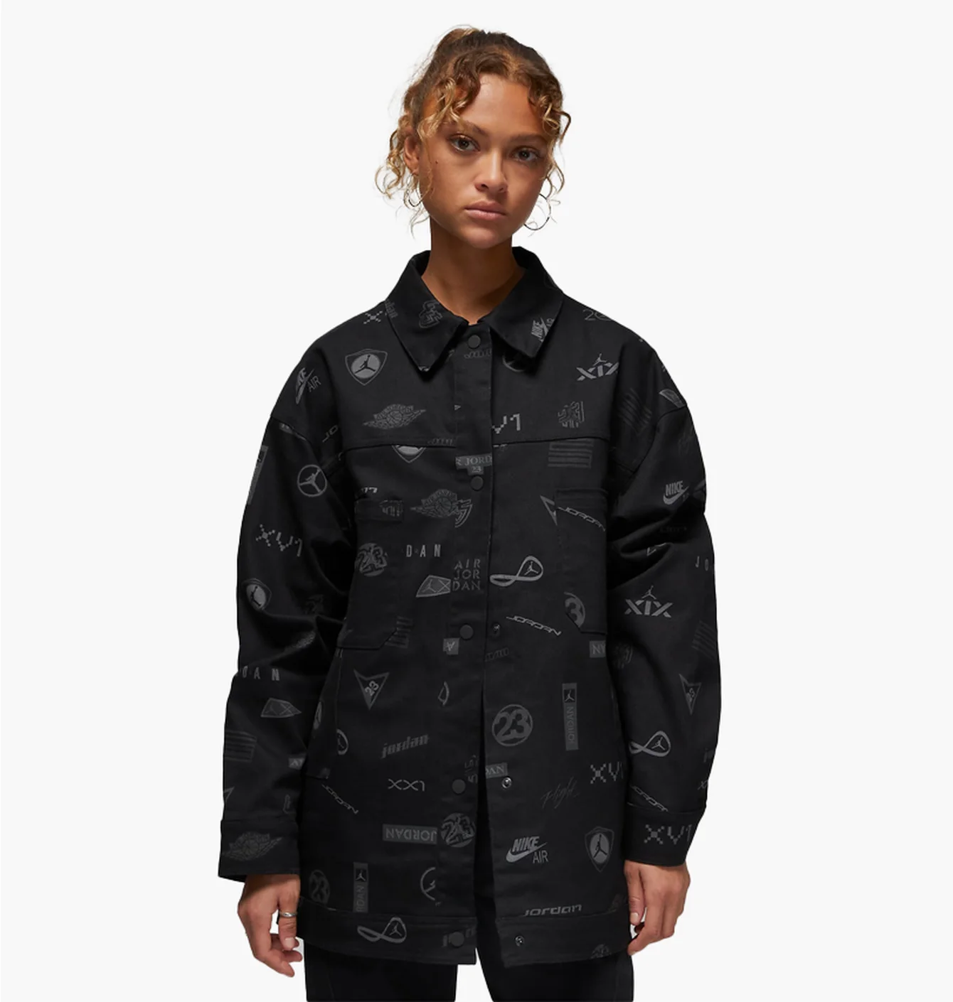 Куртка жіноча Air Jordan WomenS Trucker Jacket Black DX0384-010