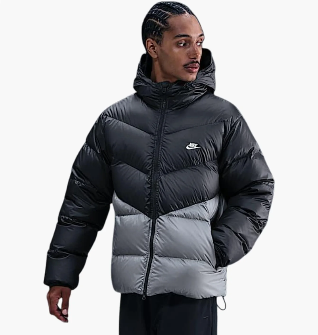 Пуховик чоловічий Nike Nk Windrunner Stmnt Dwn Jkt Grey HQ7790-061