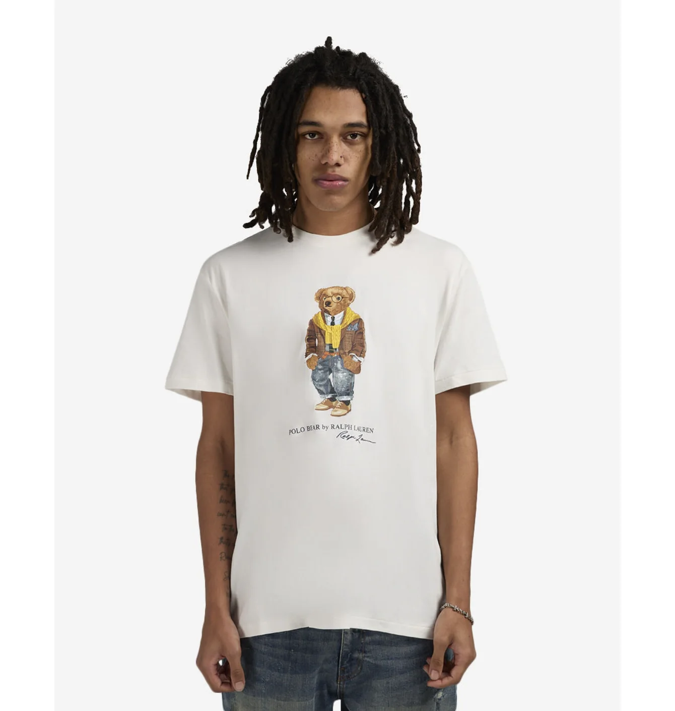 Футболка чоловіча Polo Ralph Lauren Bear White 710P04985001