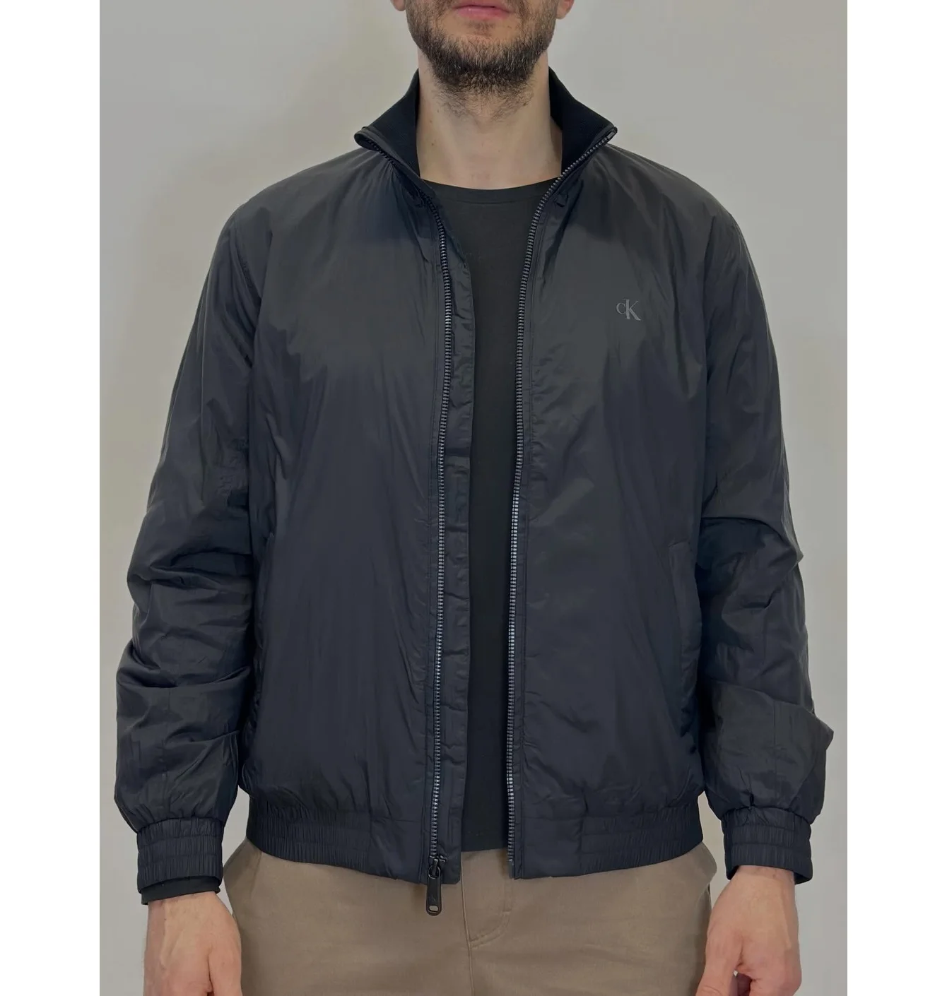 Куртка чоловіча Calvin Klein Ls Padded Harrington Black LZ04RC517G