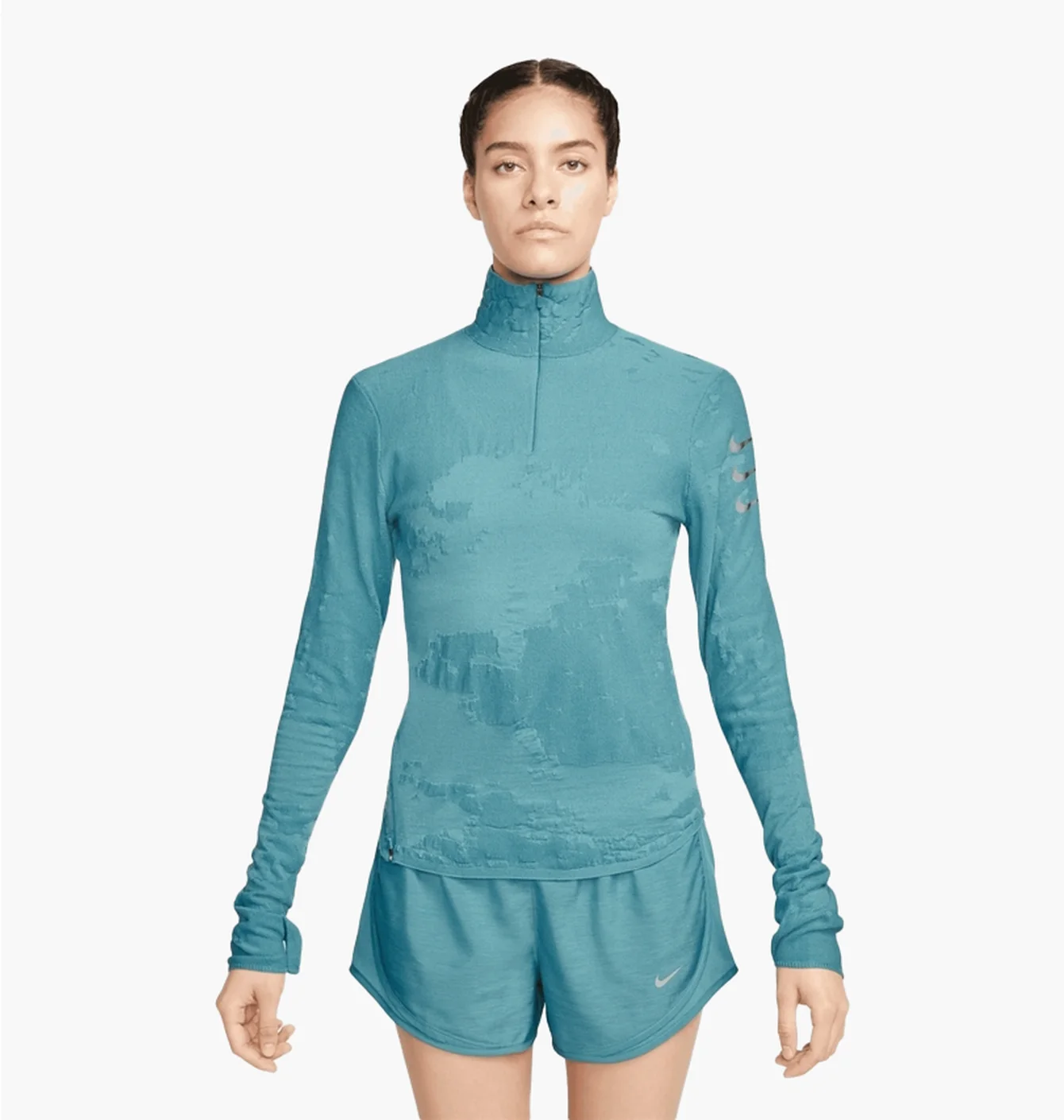 Кофта жіноча Nike Therma-Fit Adv Run Division Turquoise FN2261-440