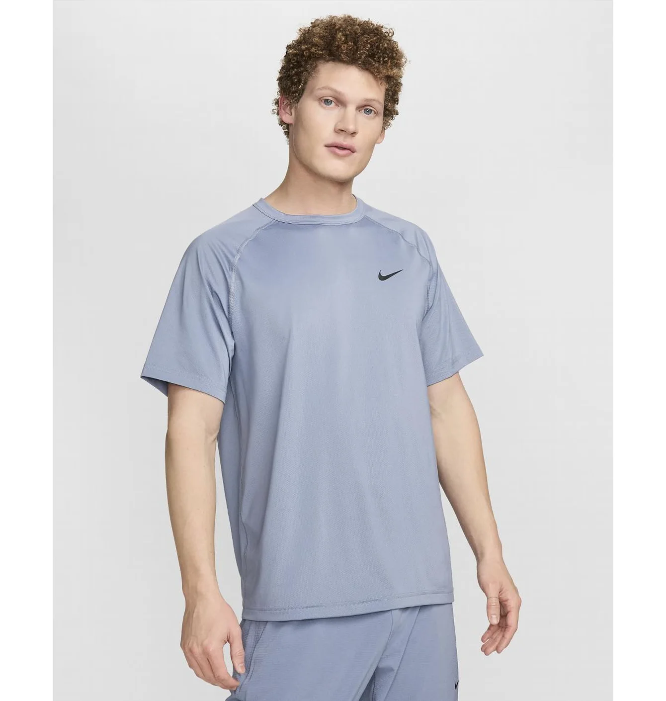 Футболка чоловіча Nike Ready Dri-Fit Short-Sleeve Fitness Top Light Blue DV9815-493