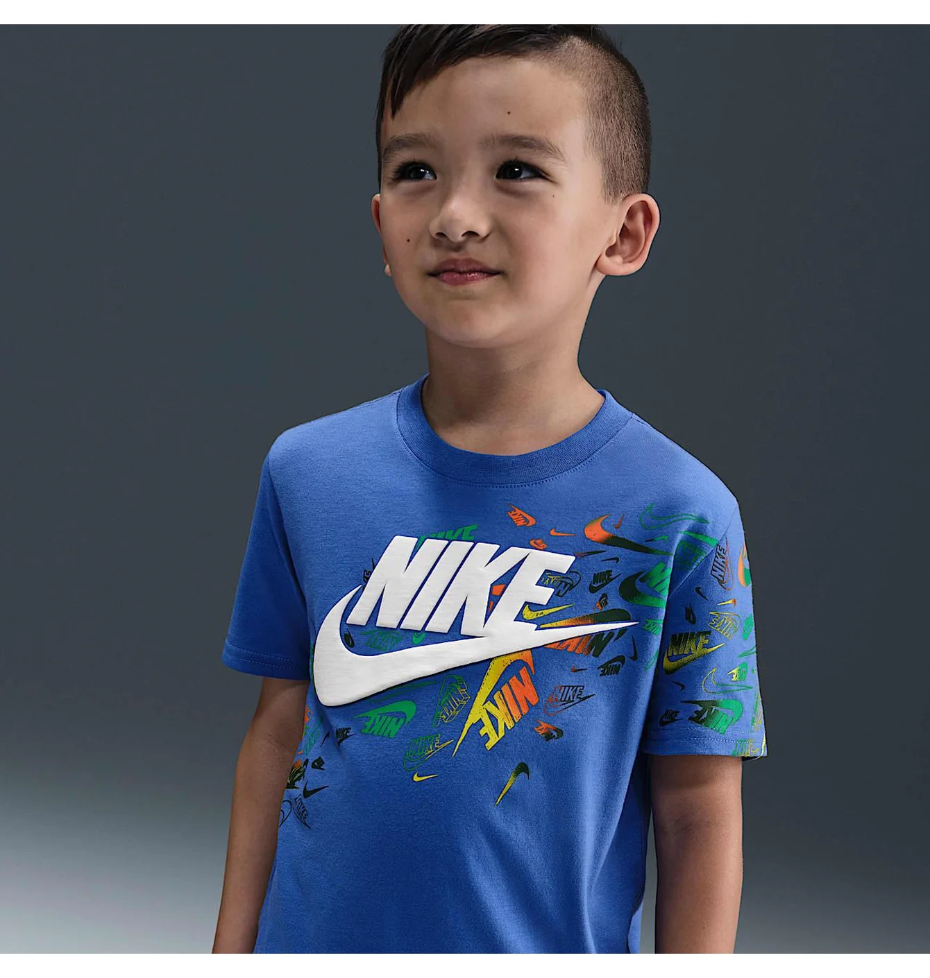 Футболка дитяча Nike Club Revealed Blue 86N210-B9A
