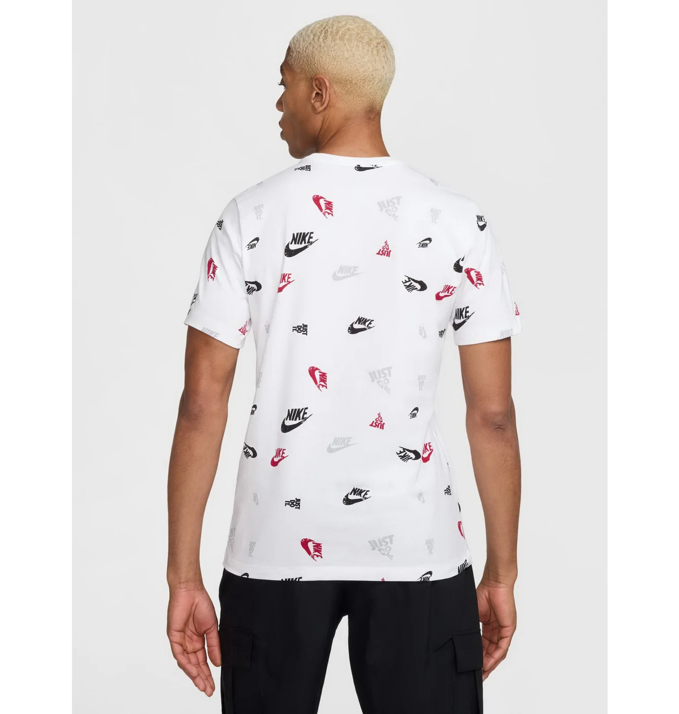 Футболка чоловіча Nike M Nsw Tee 12Mo Aop Sp25 White HJ0561-100