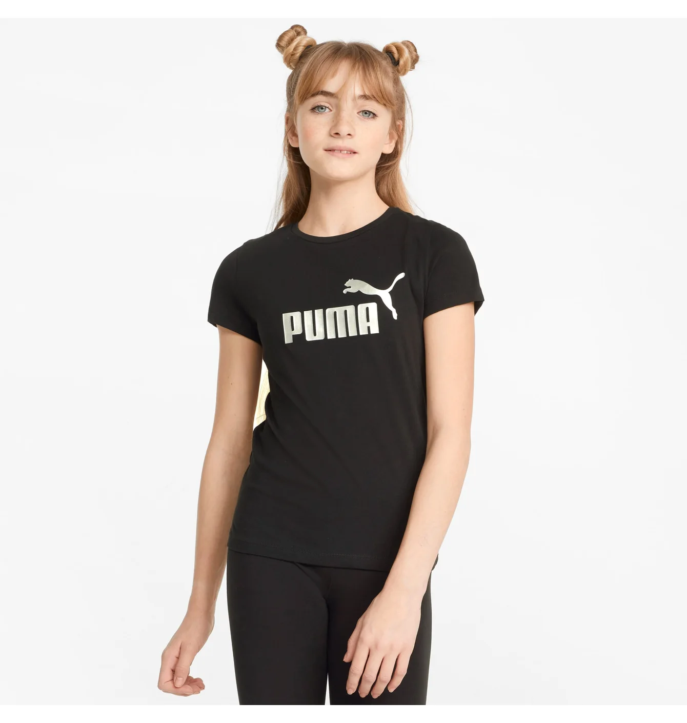 Футболка дитяча Puma Essentials+ Logo Youth Tee Black 846953-01