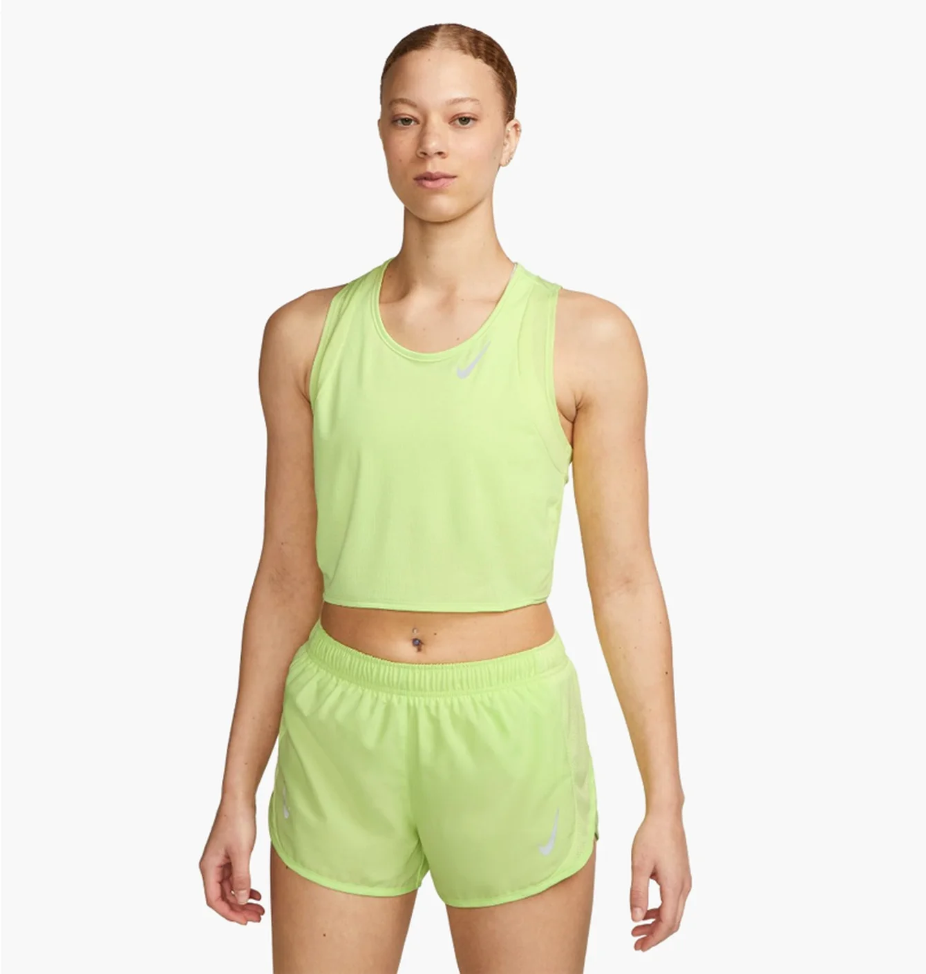 Топ жіночий Nike Fast Df Crop Tank Green DD5921-736