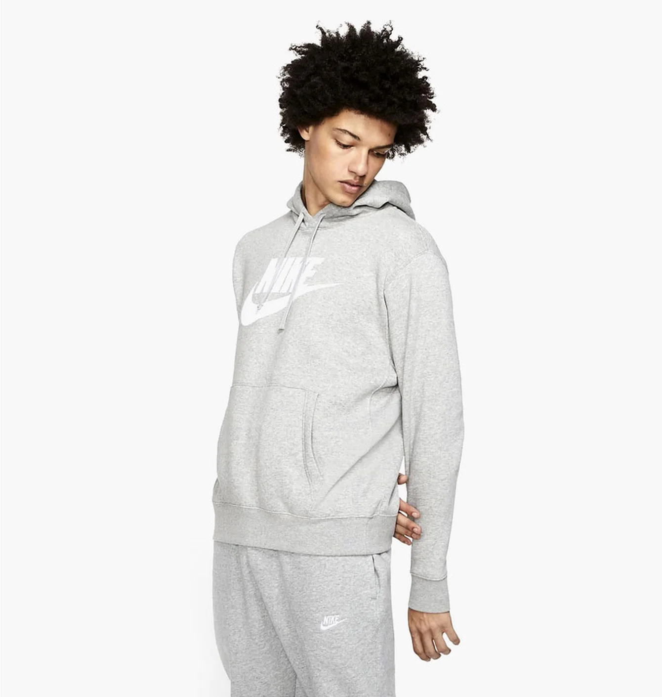 Худі чоловіче Nike Sportswear Club Fleece Grey BV2973-063
