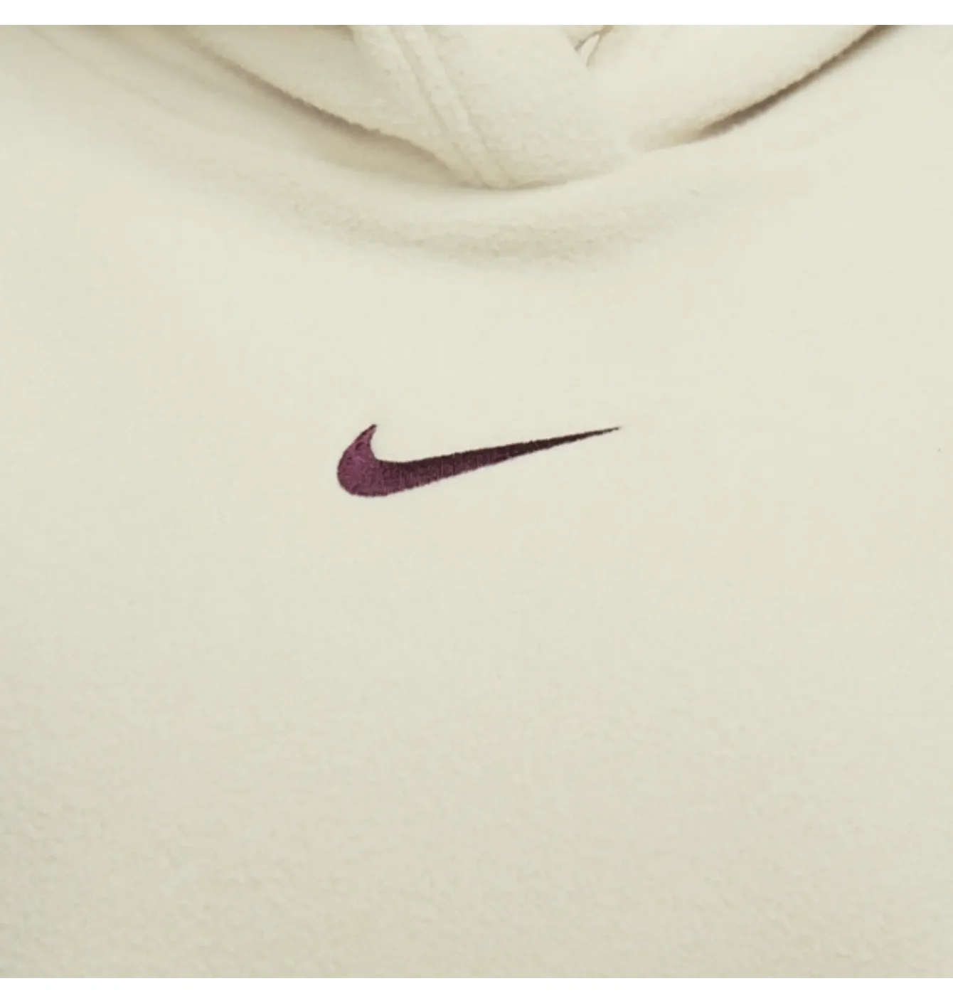 Худі жіноче Nike Sportswear Pullover Fluffy Therma Warm Hoodie Beige FB8972-206