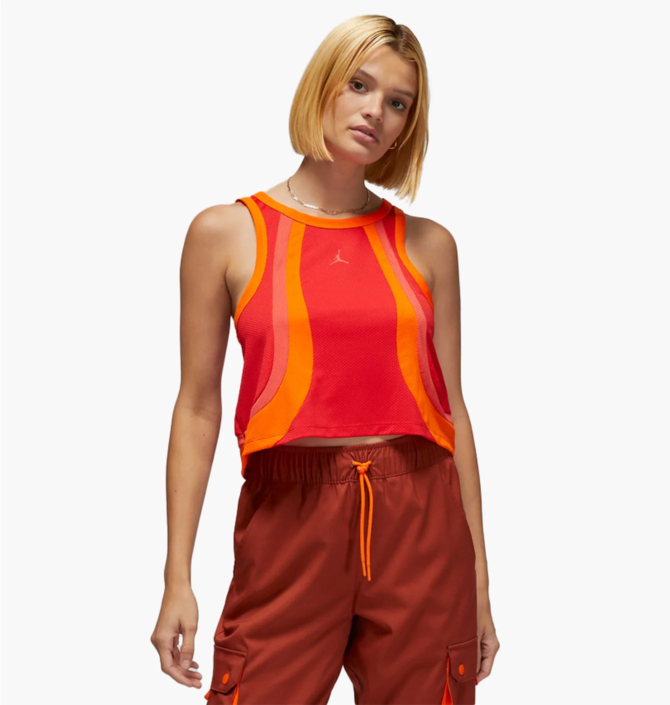 Майка жіноча Air Jordan Sport WomenS Mesh Tank Orange DQ4433-612