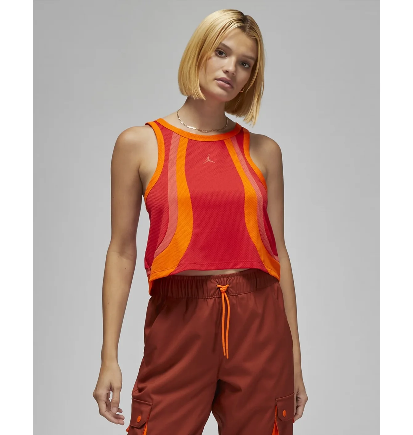 Майка жіноча Air Jordan Sport WomenS Mesh Tank Orange DQ4433-612