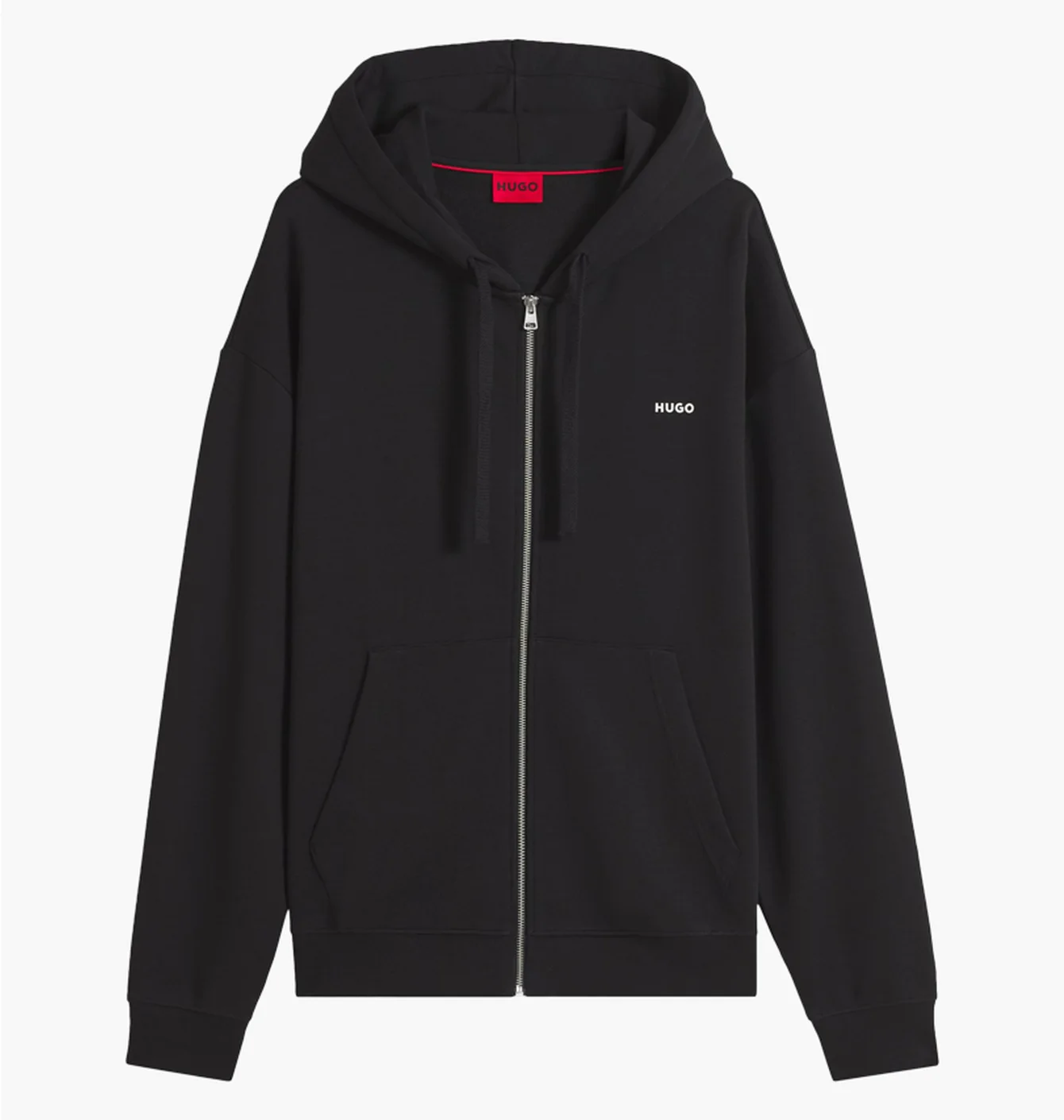 Толстовка чоловіча Hugo Delastomer Full-Zip Fleece Black 50548651-001