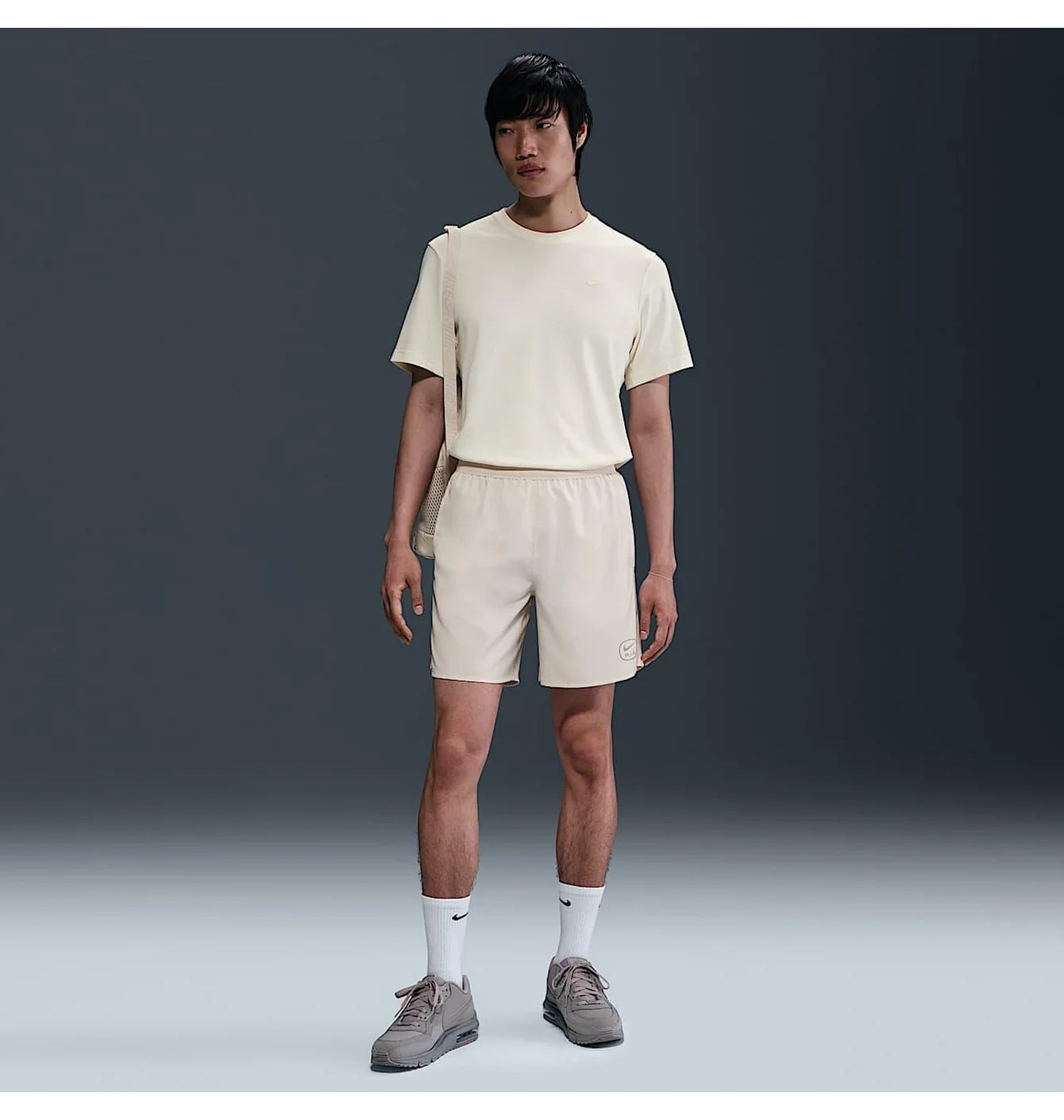 Шорти чоловічі Nike Swoosh Air Run Beige HM0192-104