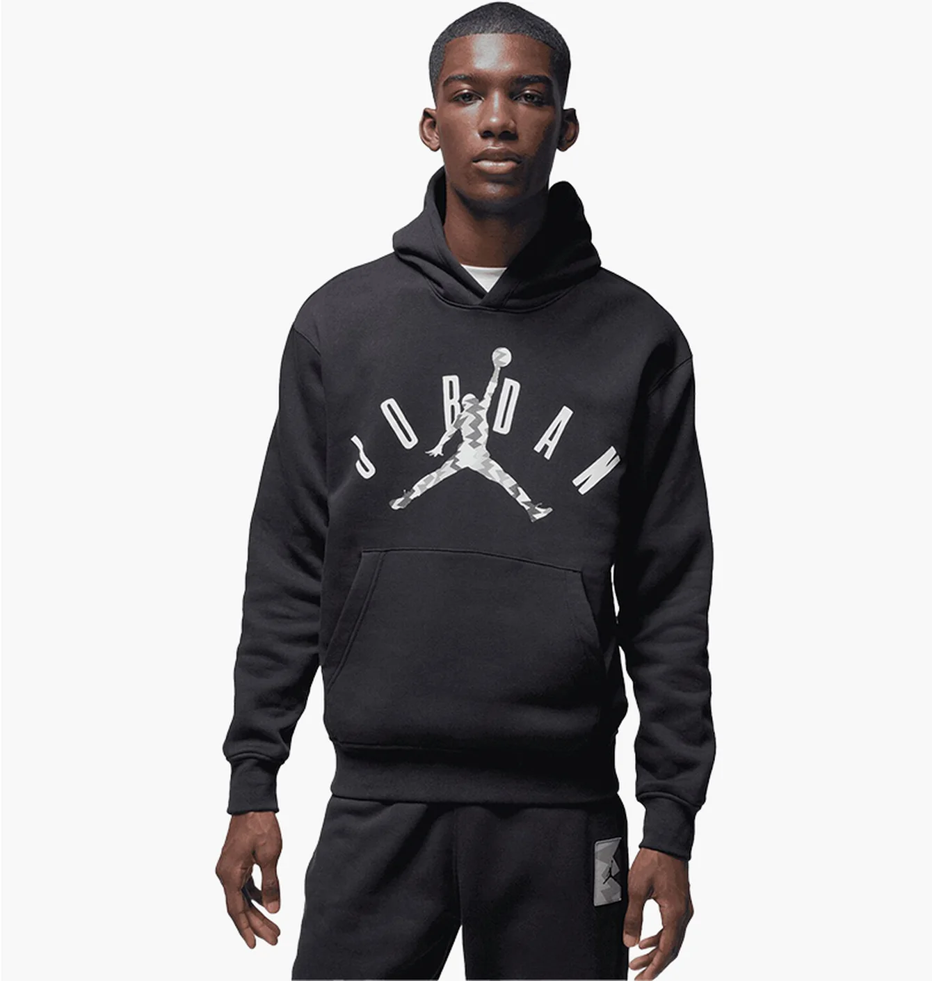 Худі чоловіче Air Jordan Flight Mvp Fleece Hoodie Black FD7415-010