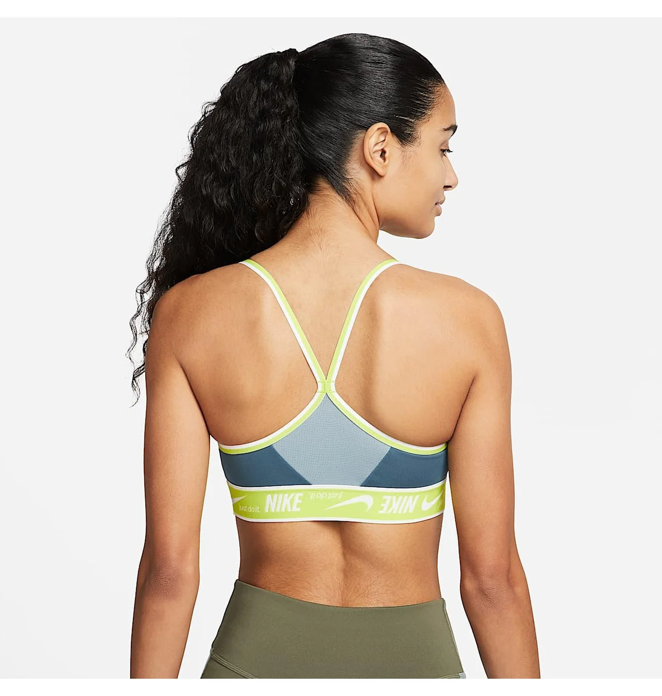 Топ жіночий Nike Dri-Fit Indy Blue/Green DM0560-058