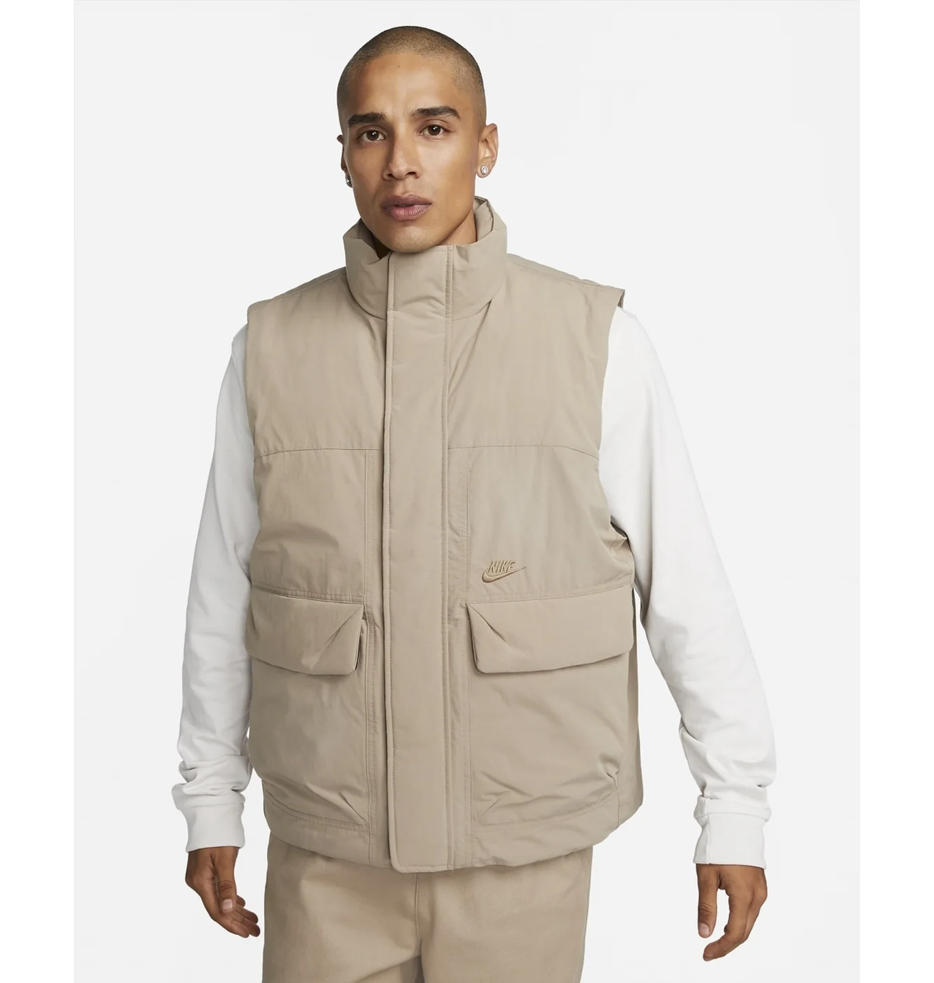 Жилетка чоловіча Nike Sportswear Therma-Fit Tech Pack Beige DQ4304-247