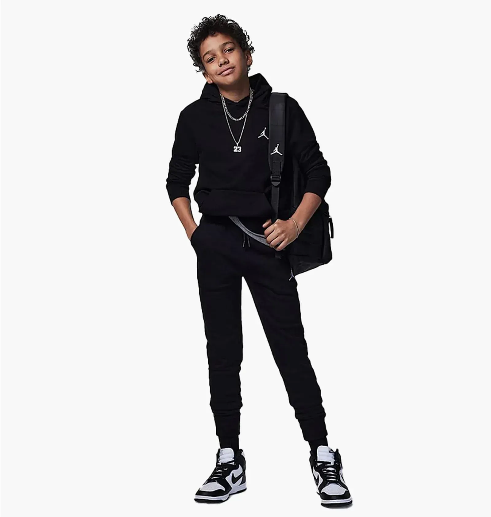 Спортивний костюм дитячий Jordan Jumpman Sustainable Black (95C551-023__95C549-023)