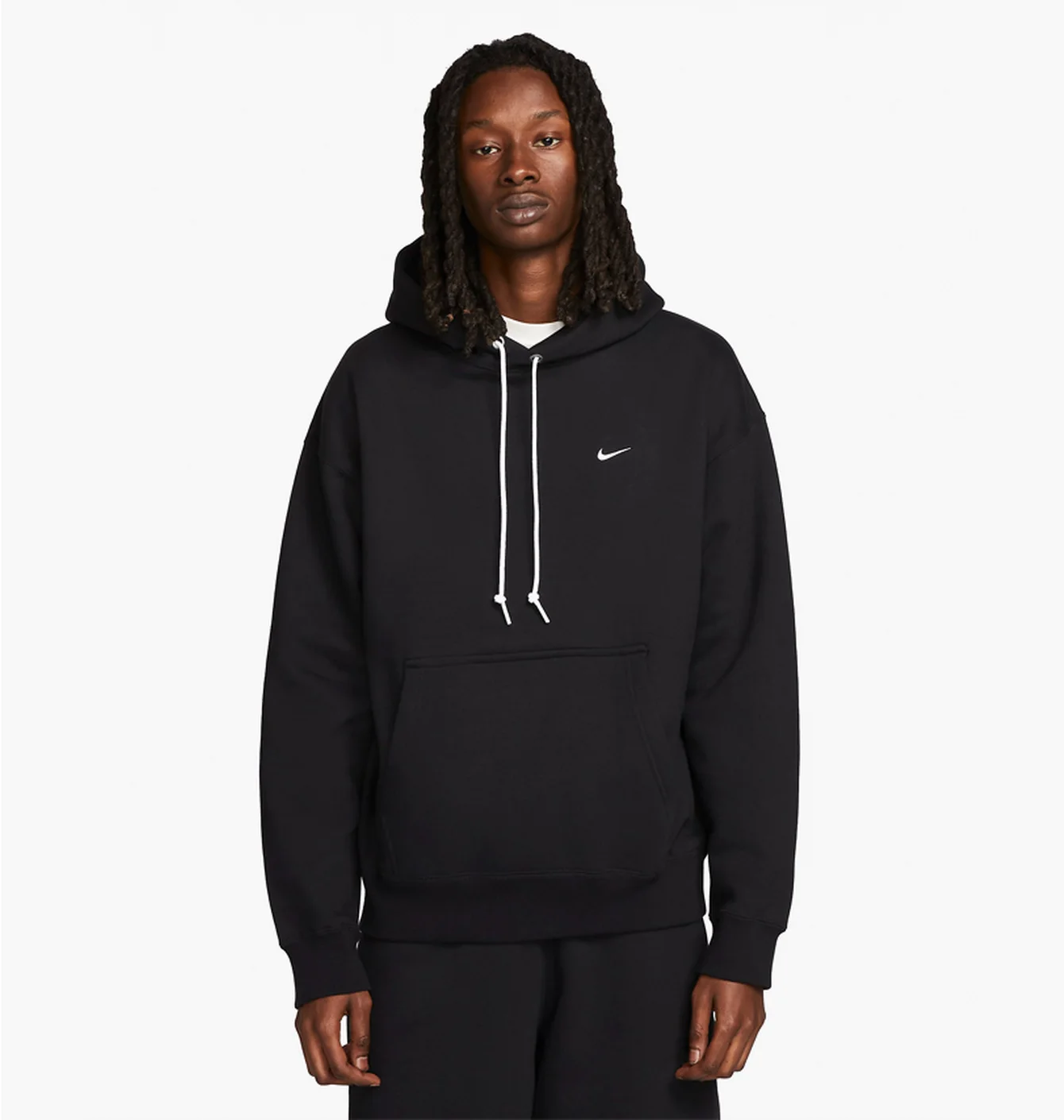 Худі чоловіче Nike Solo Swoosh Black Dx1355-010