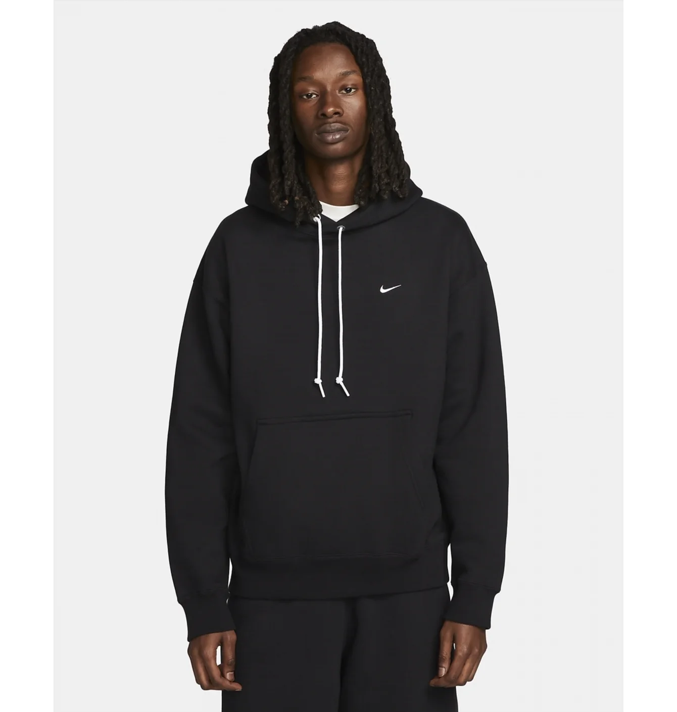 Худі чоловіче Nike Solo Swoosh Black Dx1355-010