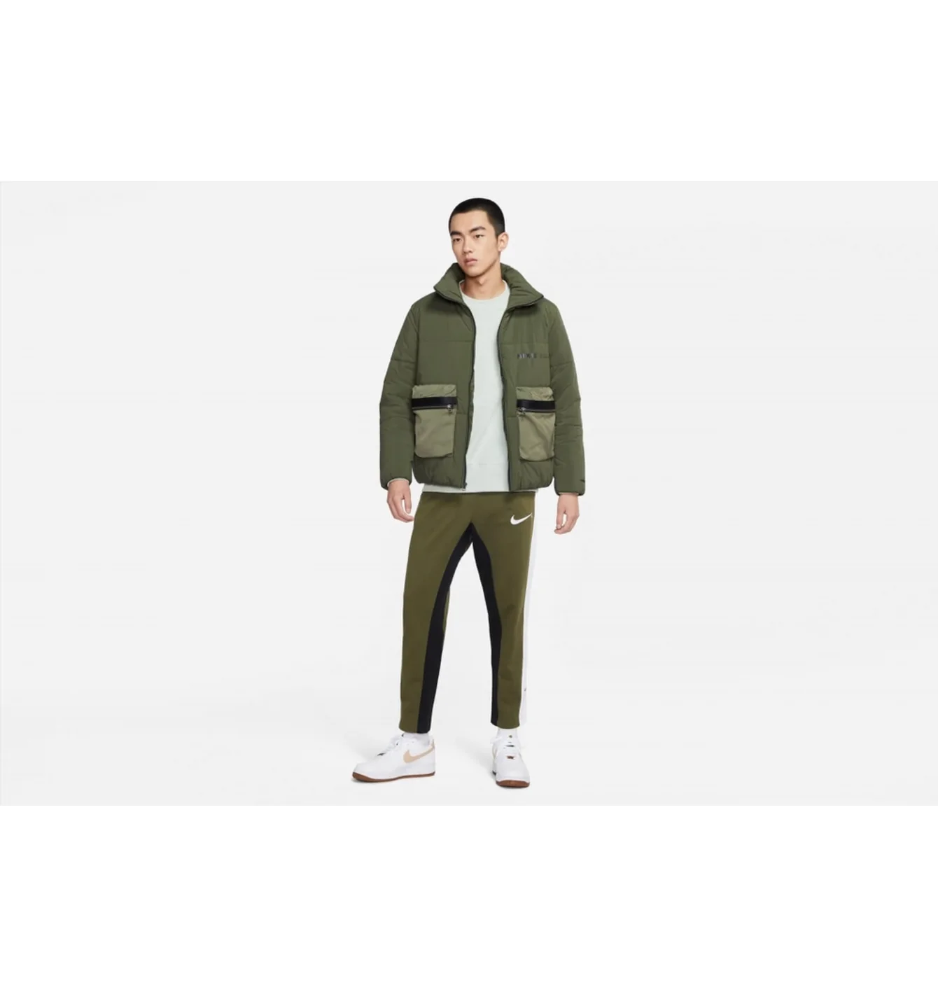 Куртка чоловіча Nike Nsw Therma-Fit City Made Synthetic Fill Jacket Cargo Green DD5929-325