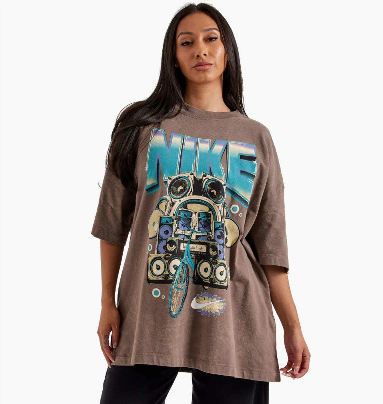 Футболка жіноча Nike Sportswear Brown HF9691-214
