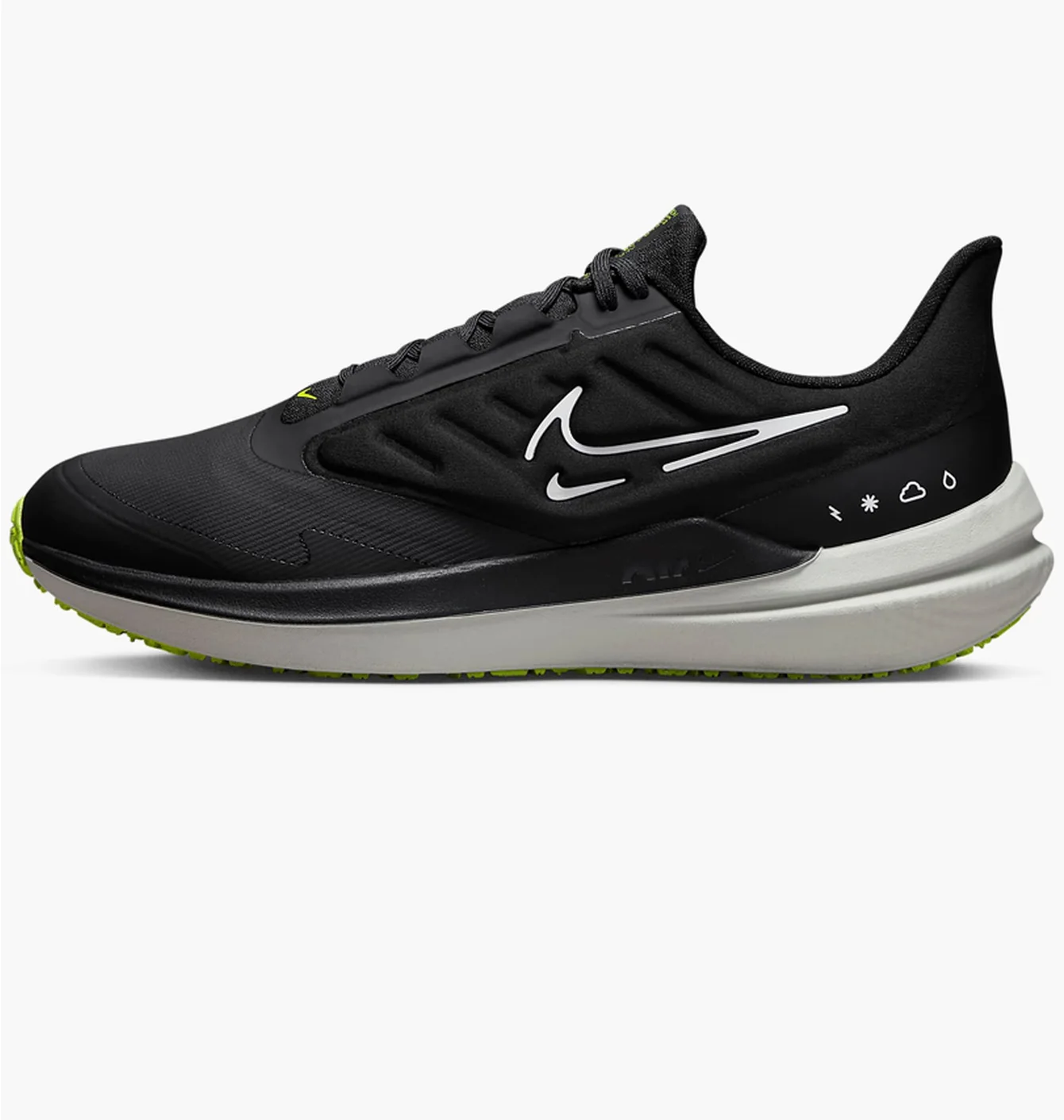 Кросівки чоловічі Nike Winflo 9 Shield Weatherized Road Running Shoes Black DM1106-001