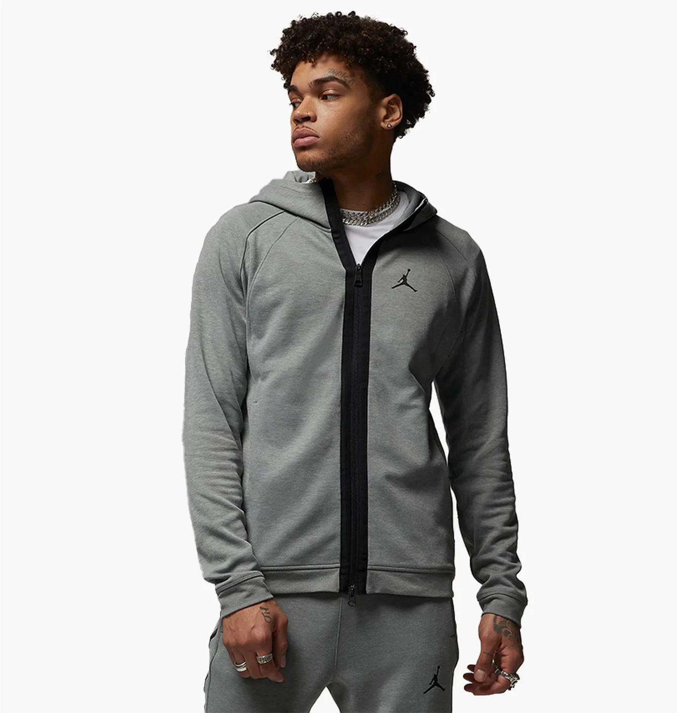 Толстовка чоловіча Air Jordan Dri-Fit Sport Grey Dv9783-063