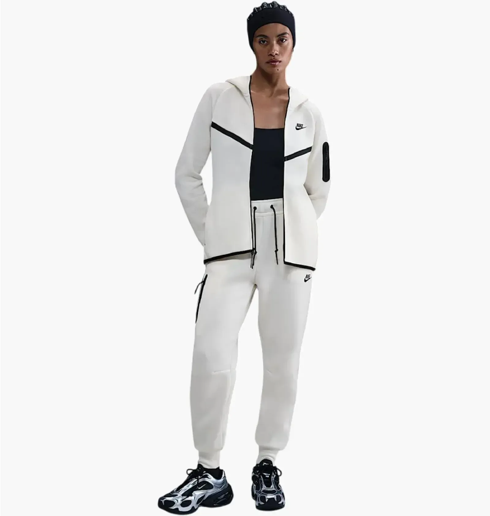 Спортивний костюм жіночий Nike Tech Fleece Grey (HV6747-133__HV6779-133)