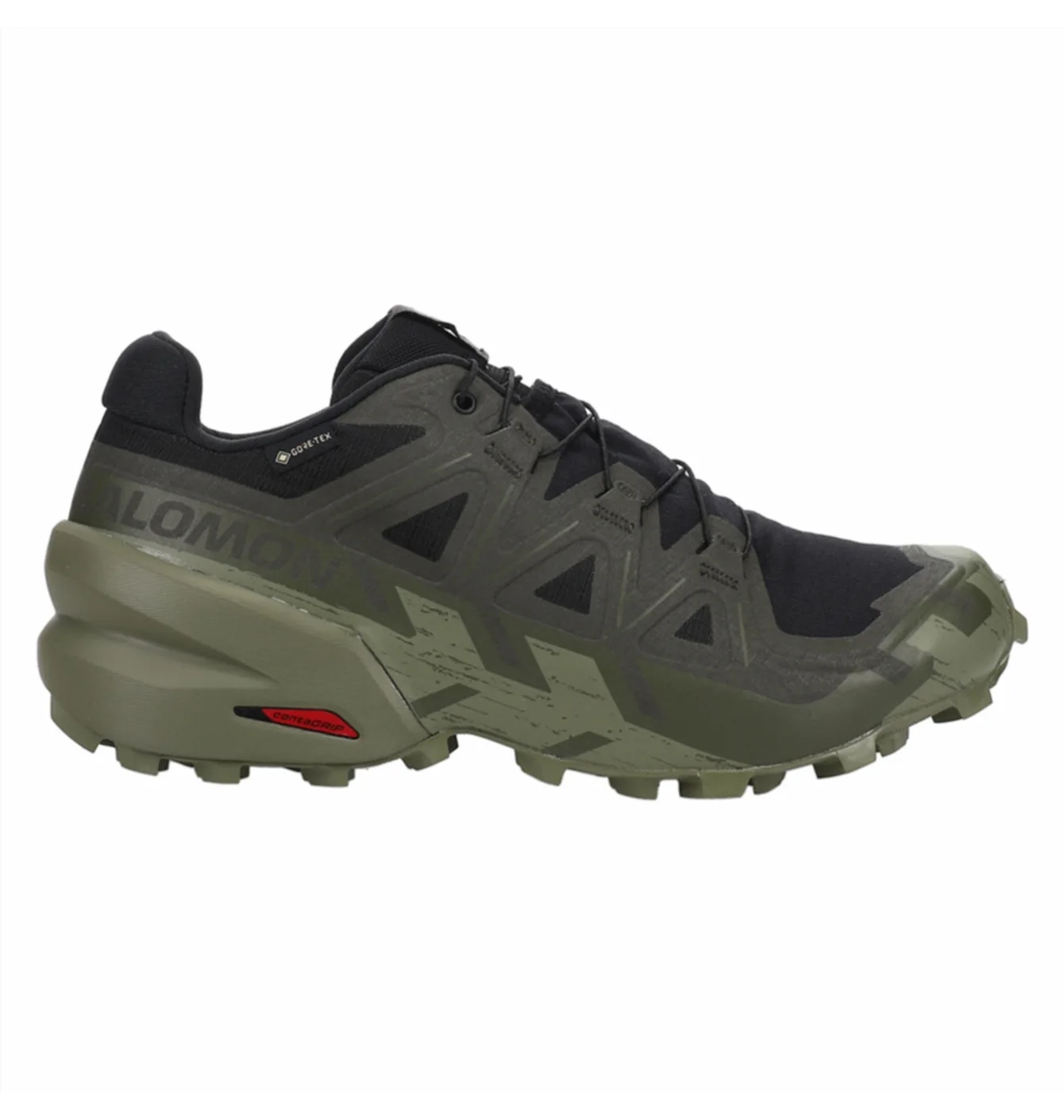 Кросівки чоловічі Salomon Speedcross 6 Gtx Trail Running Shoes Black/Olive L47584100